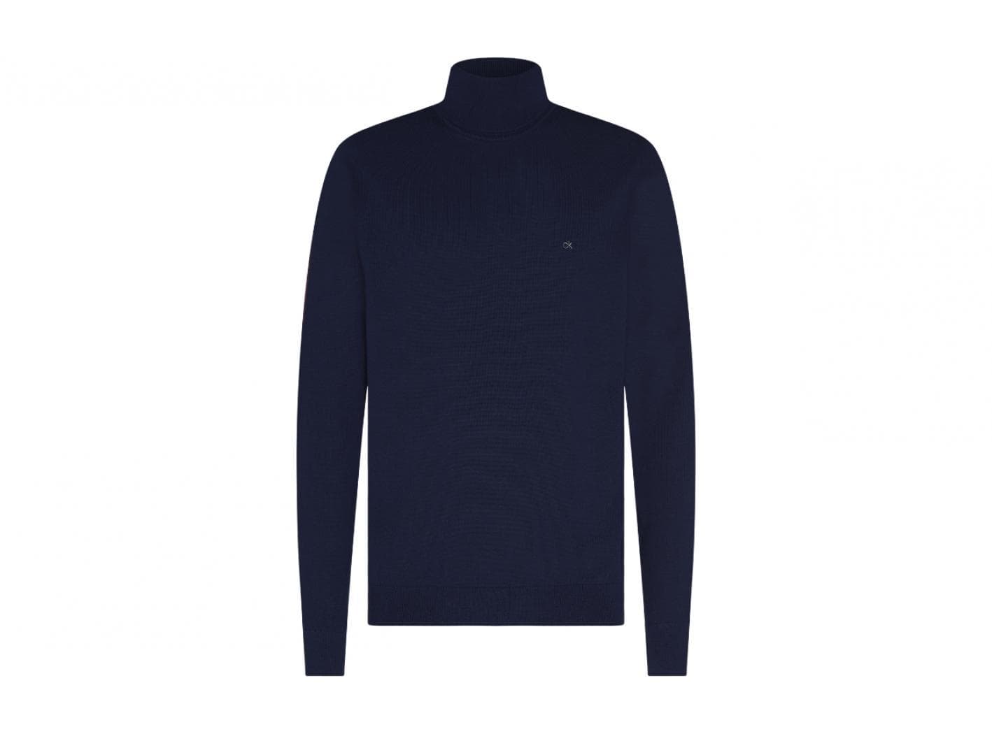 Calvin Klein - Superior Wool Dolcevita K10K102751 dw4 blue