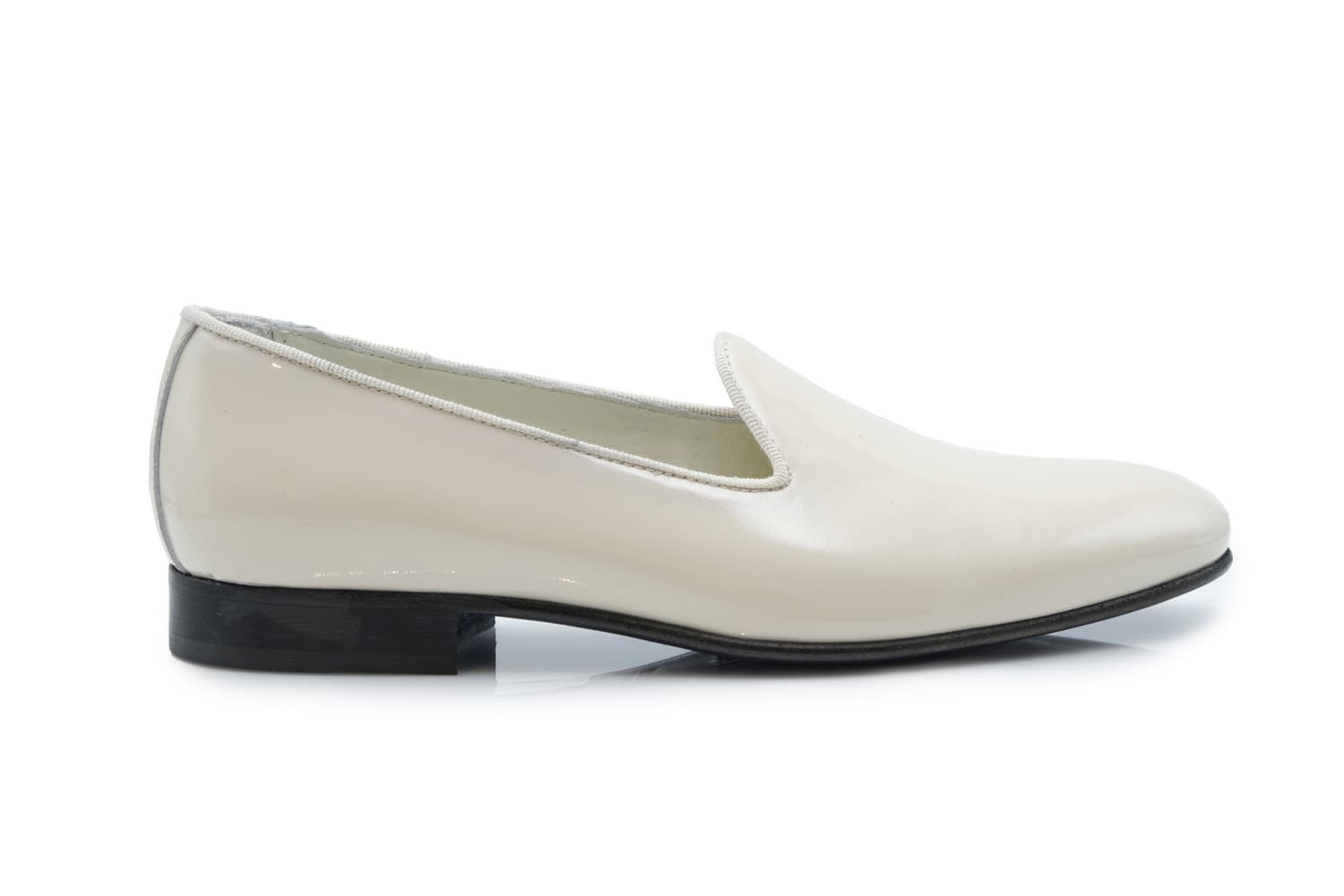 Carlo Pignatelli - Pantofola Vernice 8507 RUGAN AVORIO
