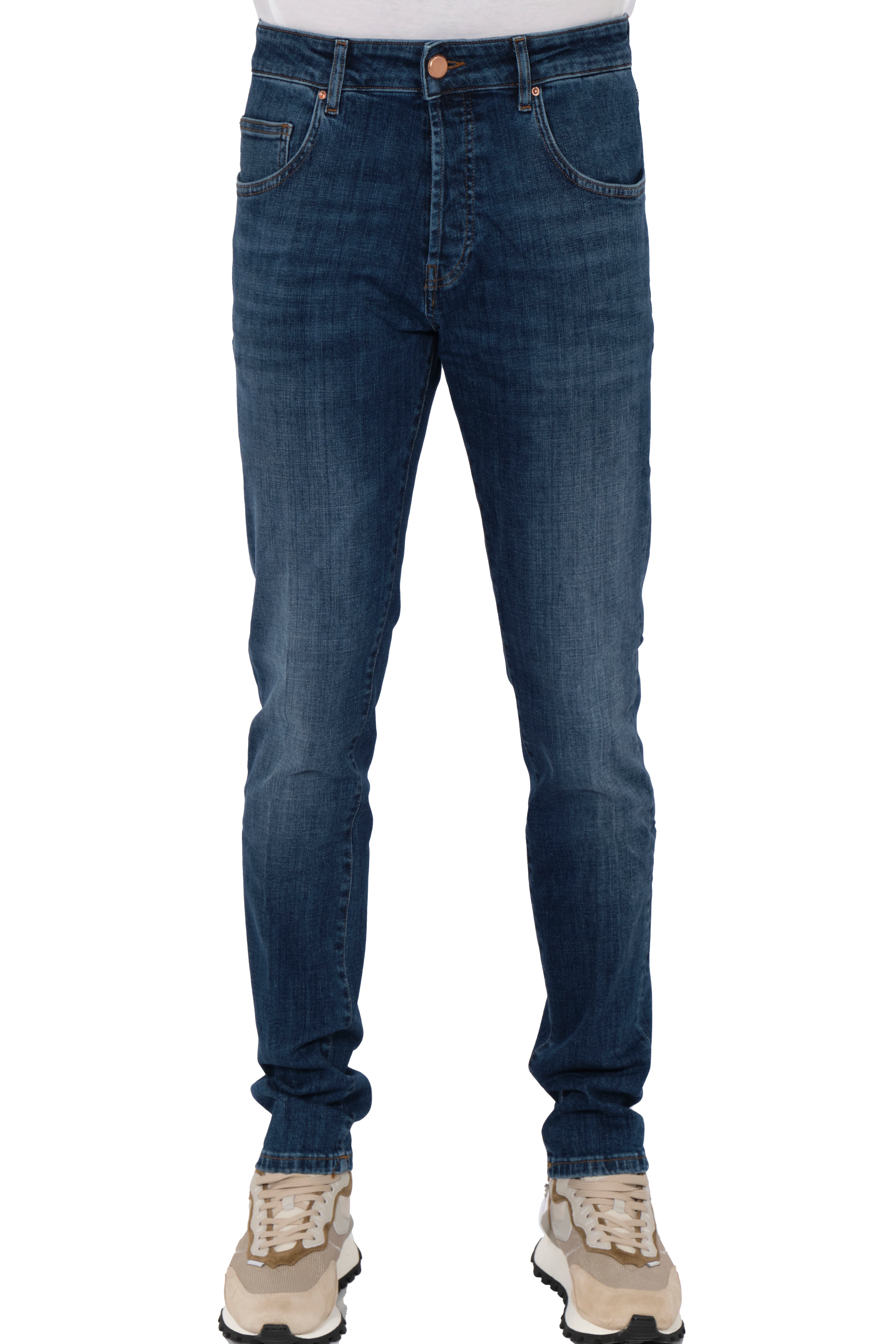 Don The Fuller - 5 Pockets Slim Midblue MILANO DTFHV14 1715