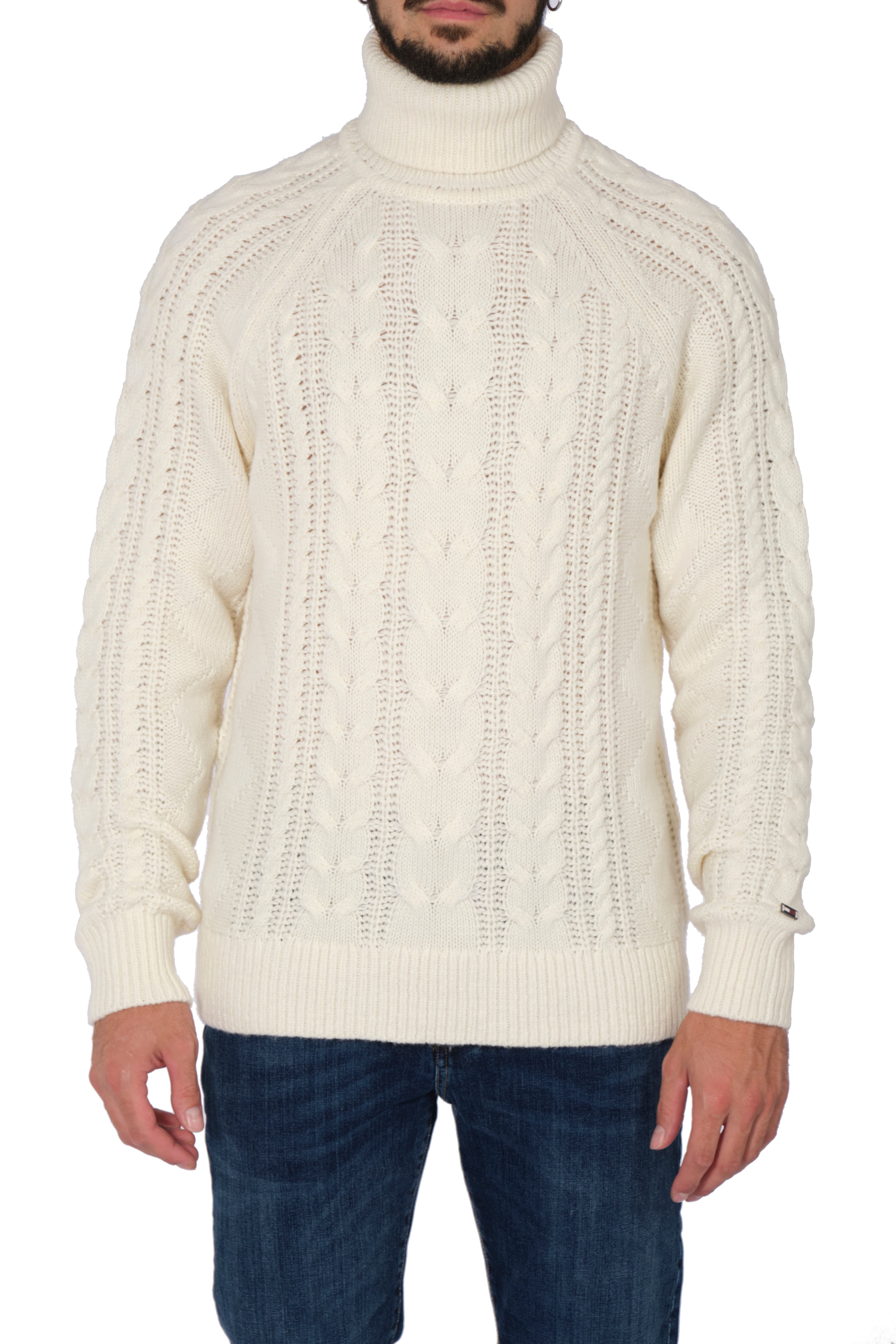 Tommy Hilfiger - Trecce Dc Cable Roll Neck MW0MW33081 YBL