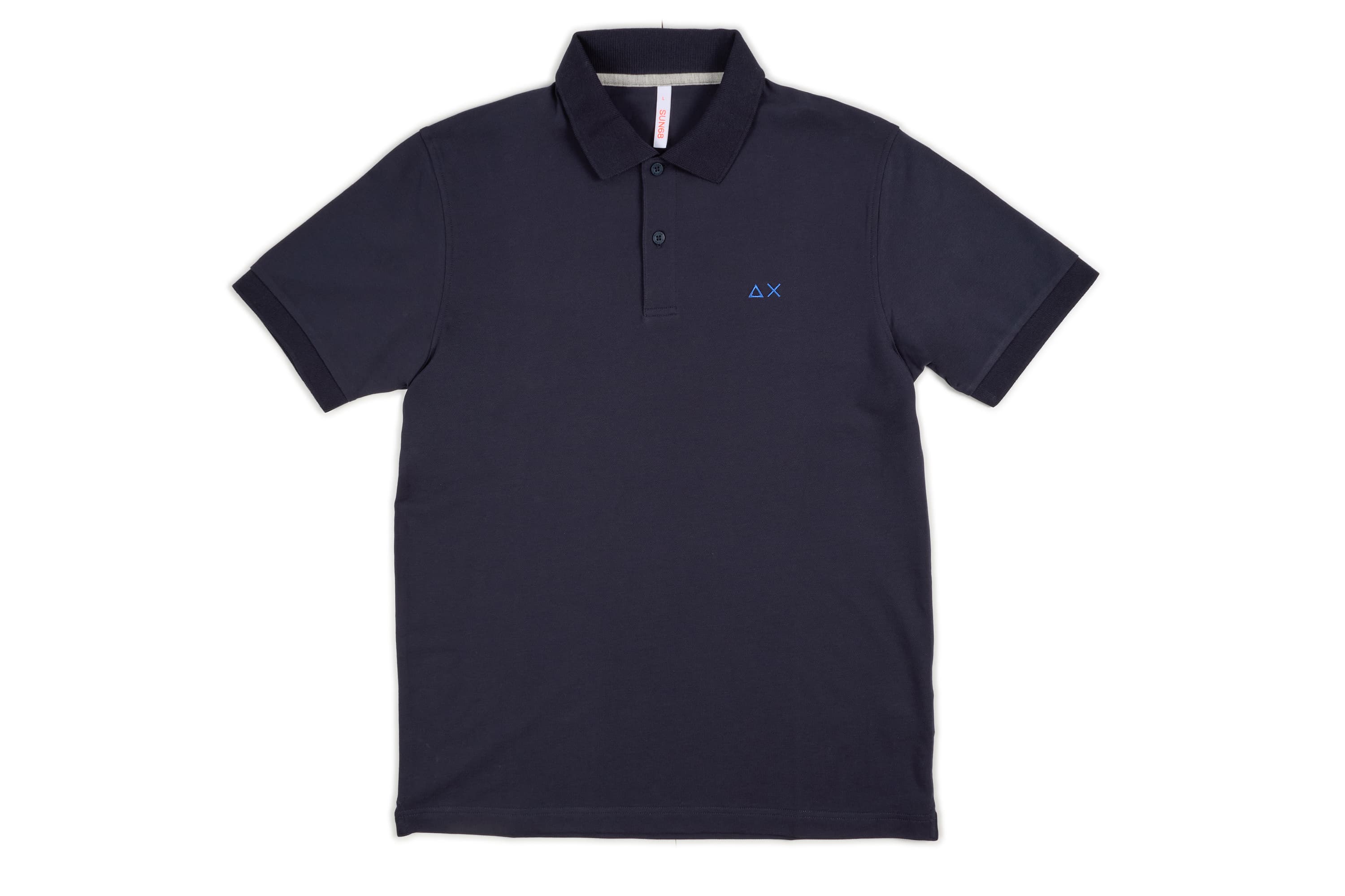 Sun68 - Polo Solid Regular Tinta Unit A34109/07 NAVY