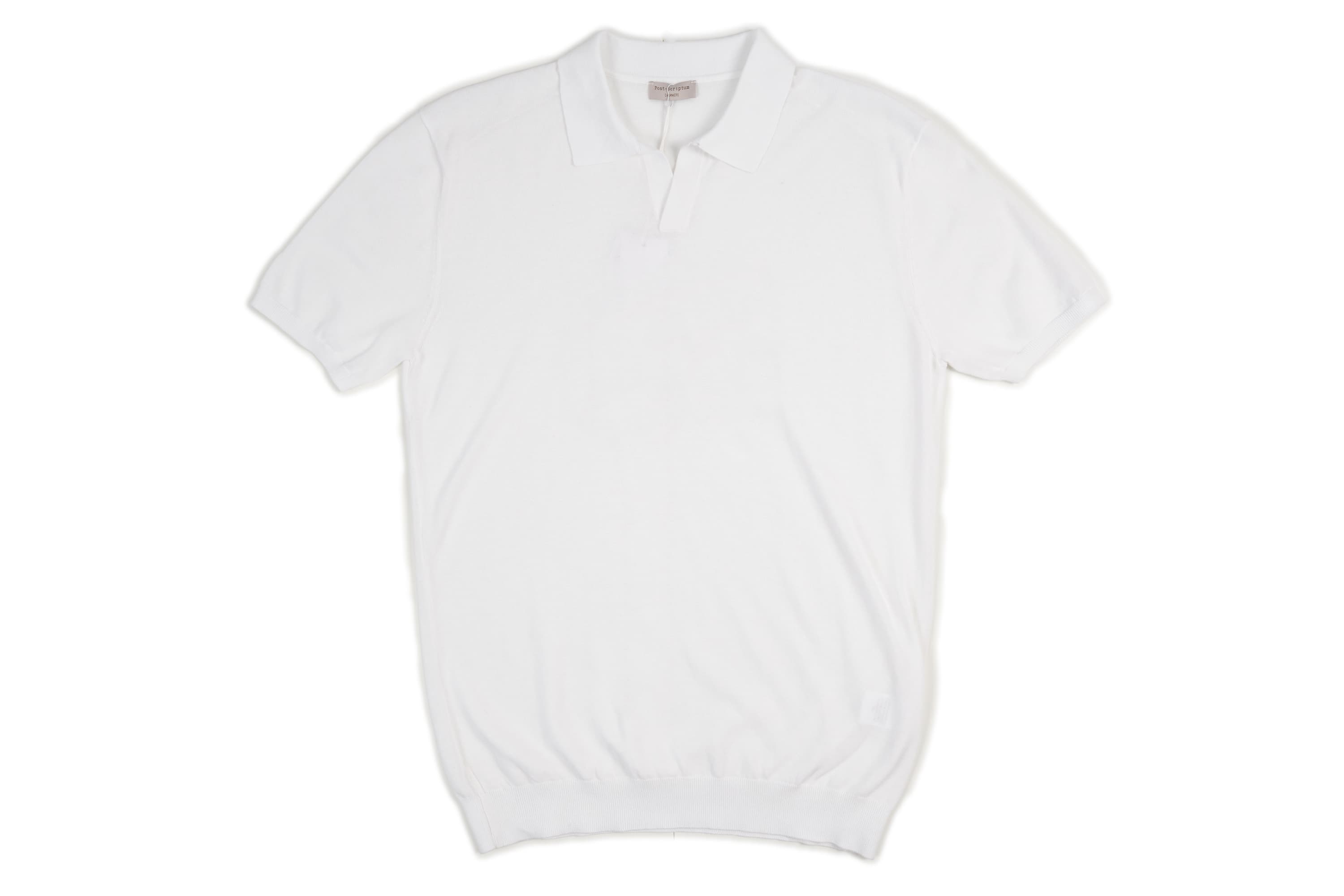 Post-scriptum - Polo Mm Without Bottone 027.5610 010 BCO