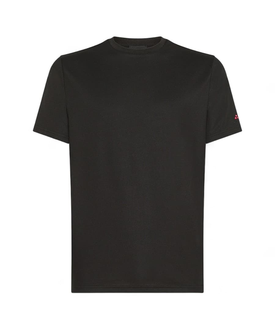 Peuterey - Stretch T-shirt in Cotton and Silk ZOLE 01 NER