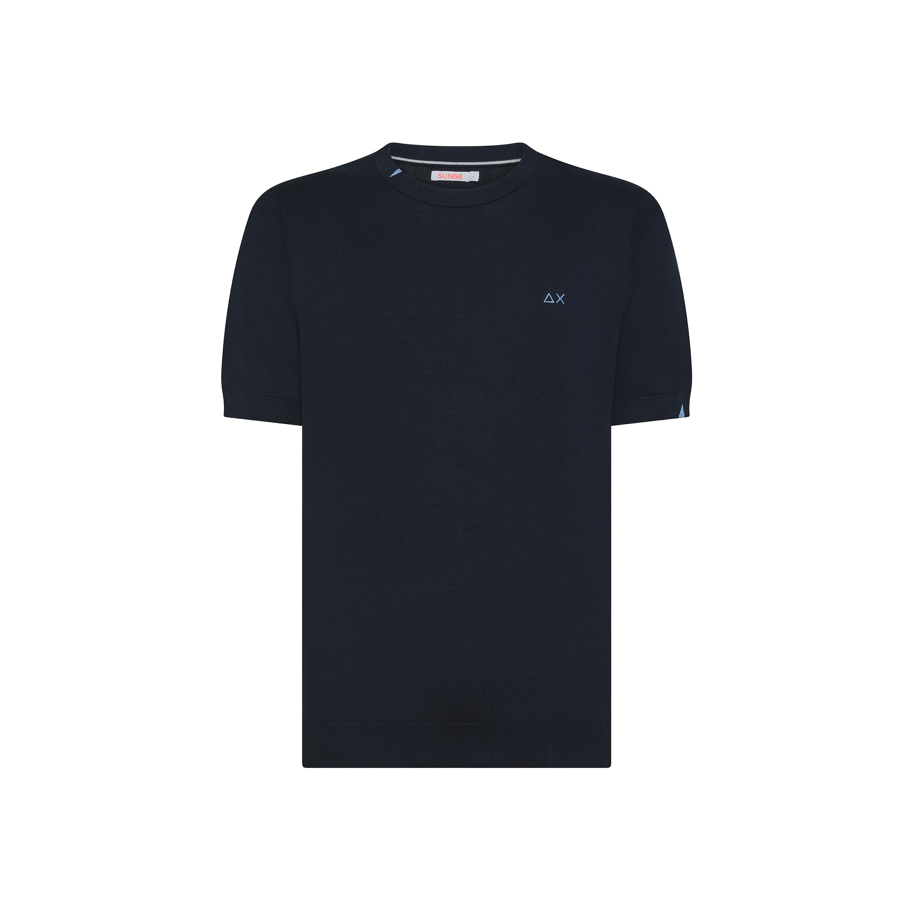 Men's sweater Sun68 K35106/07 NAVY BLU