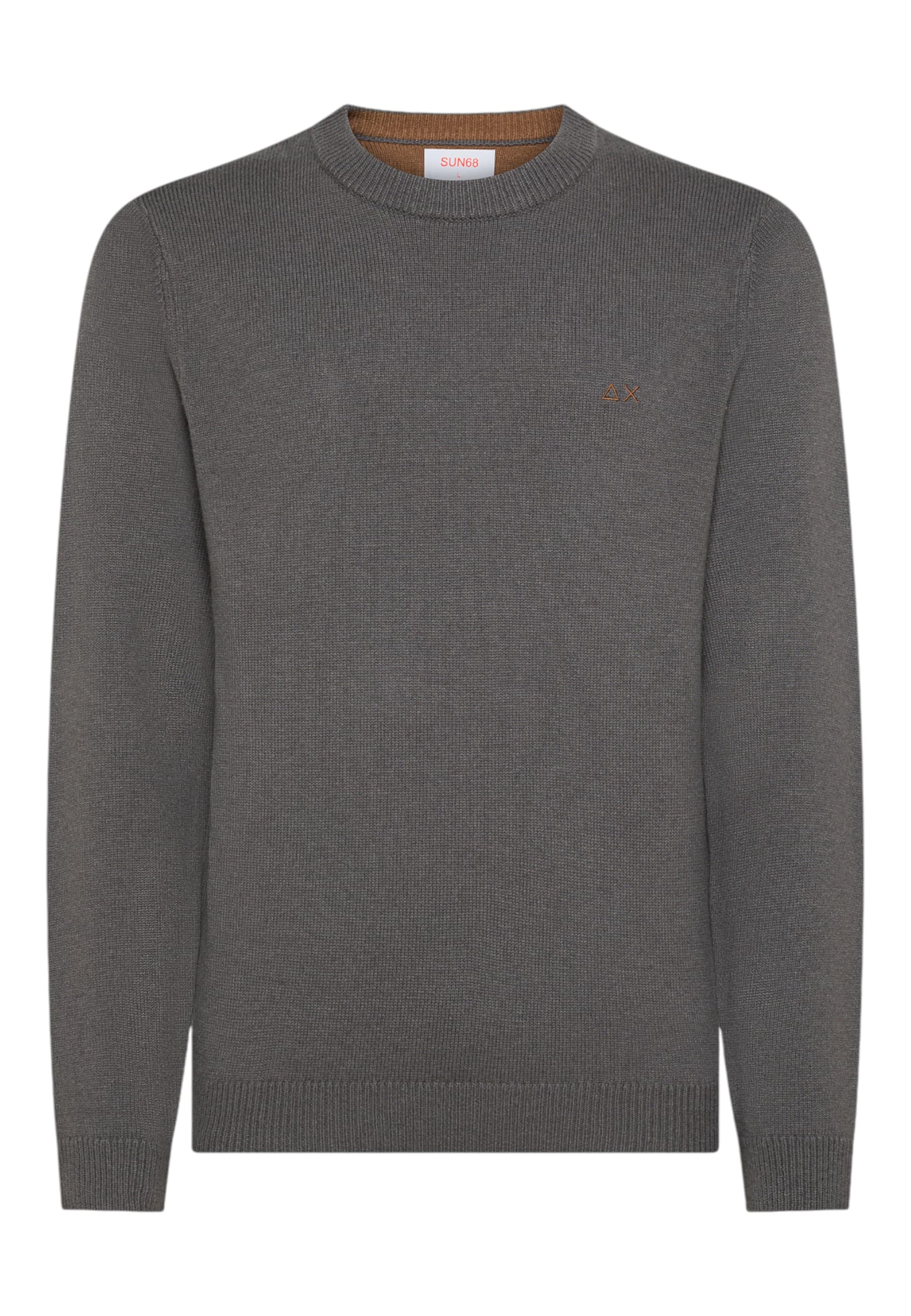 Men's sweater Sun68 K45110/47 gri sc