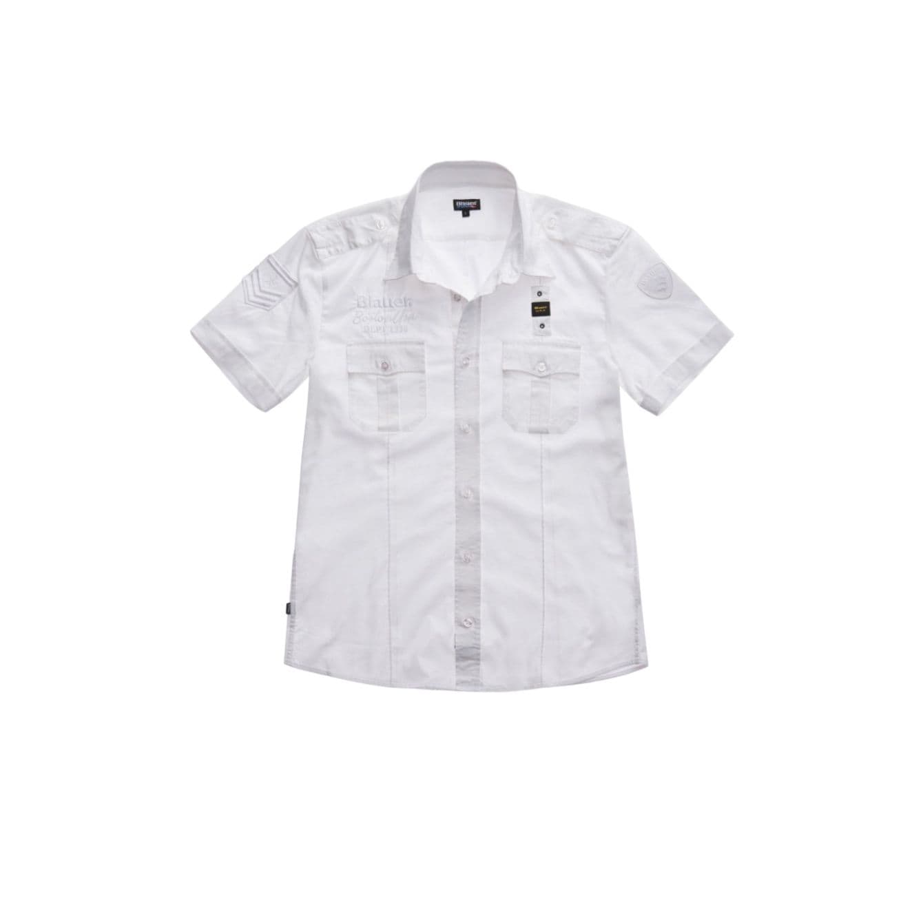 Blauer - Shirt 004992 Color 100 White BLUS02250
