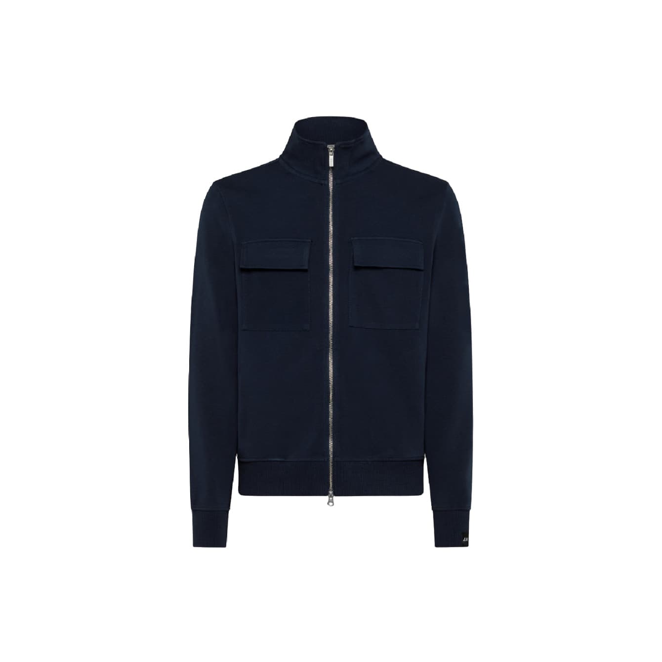 Sun68 - Full Zip Formal Pocket On C.c.e. 07 Navy Blue F32126
