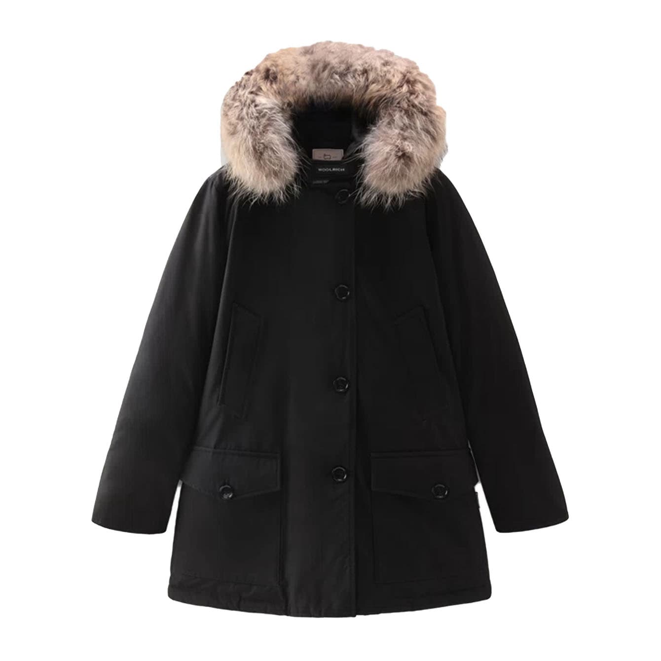 Woolrich - Ut0001 Arctic Detachable Fur Parka Blk WWOU0540FR