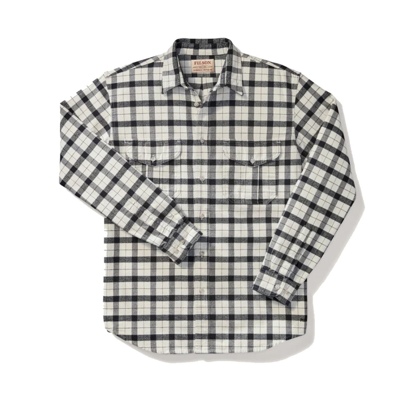 Filson - Alaskan Guide Shirt 111 Cream Black FMCAM0005 W0167