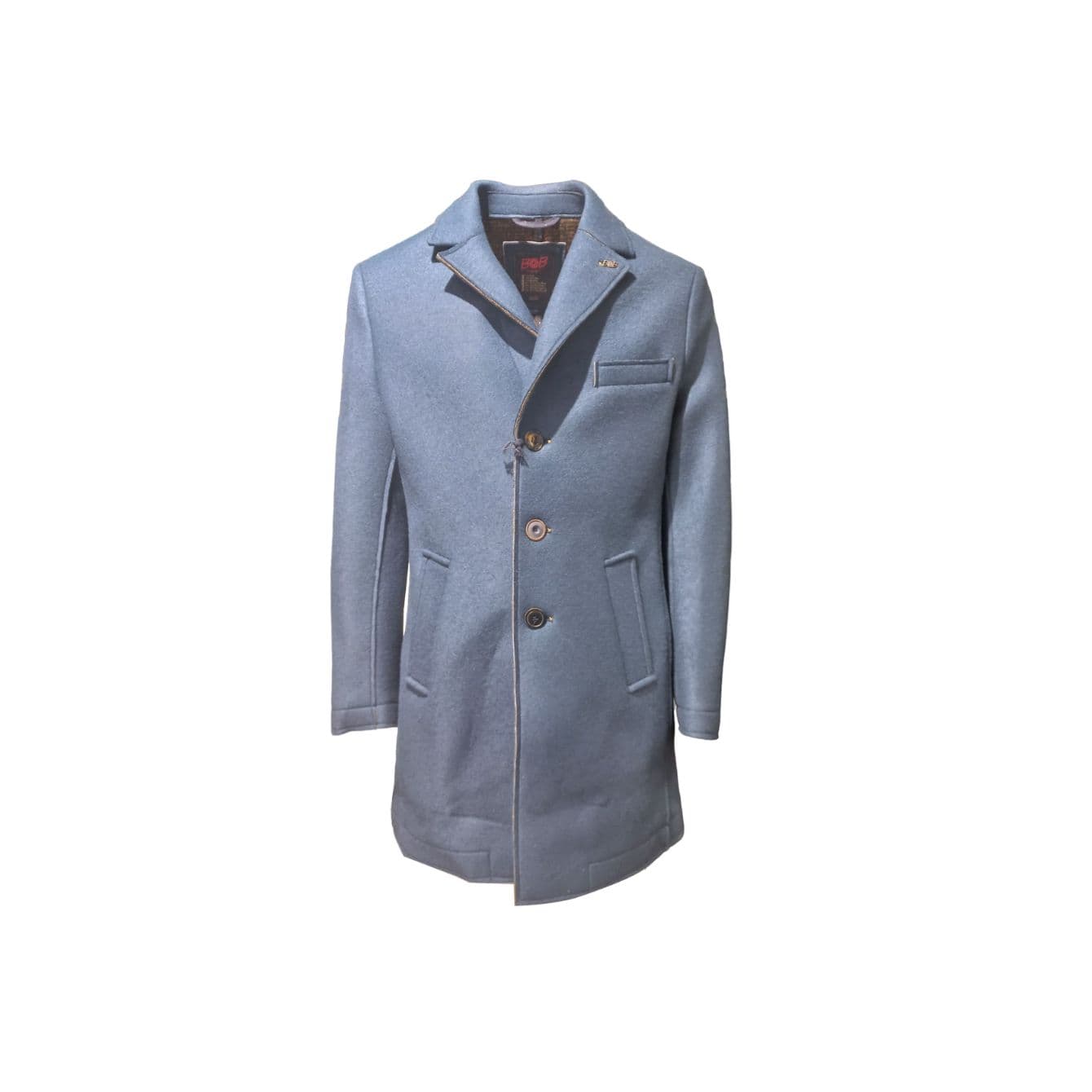 Bob - Single-breasted coat Anthracite A23andy400 T400