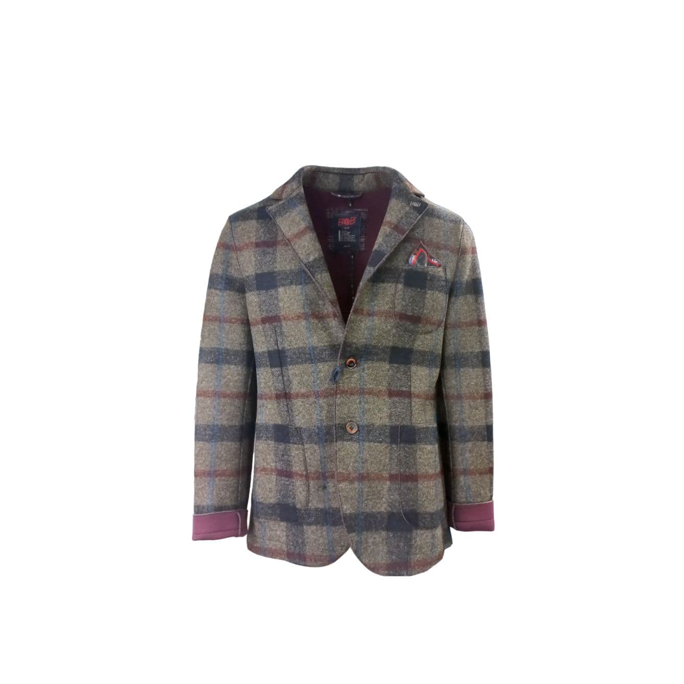 Bob - Single-breasted jacket Blue A23CHALK378 T378