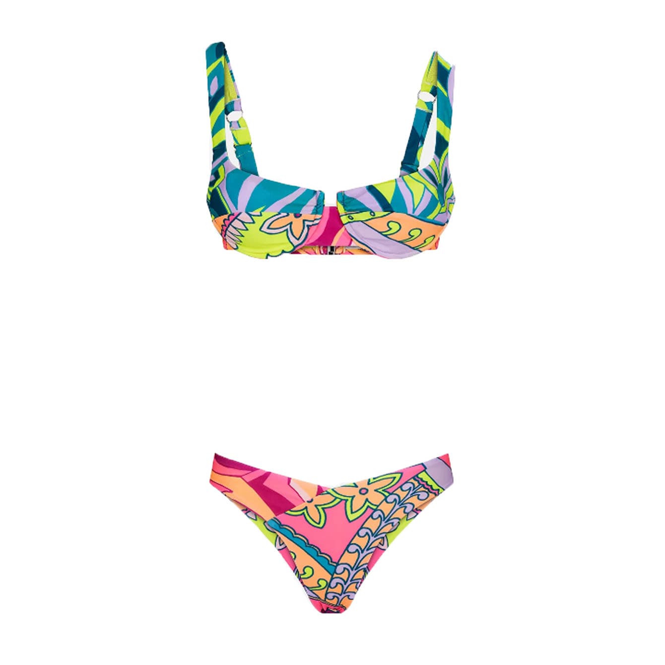 Me Fui - Bikini C/ferretto Fantasia Multicolor MF23-0122X1