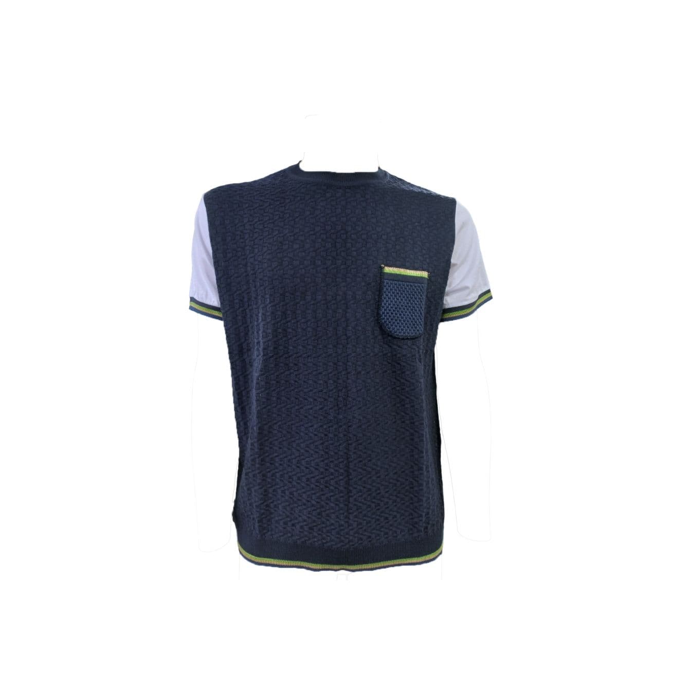 Bob - Round neck with Blue pocket P24peg