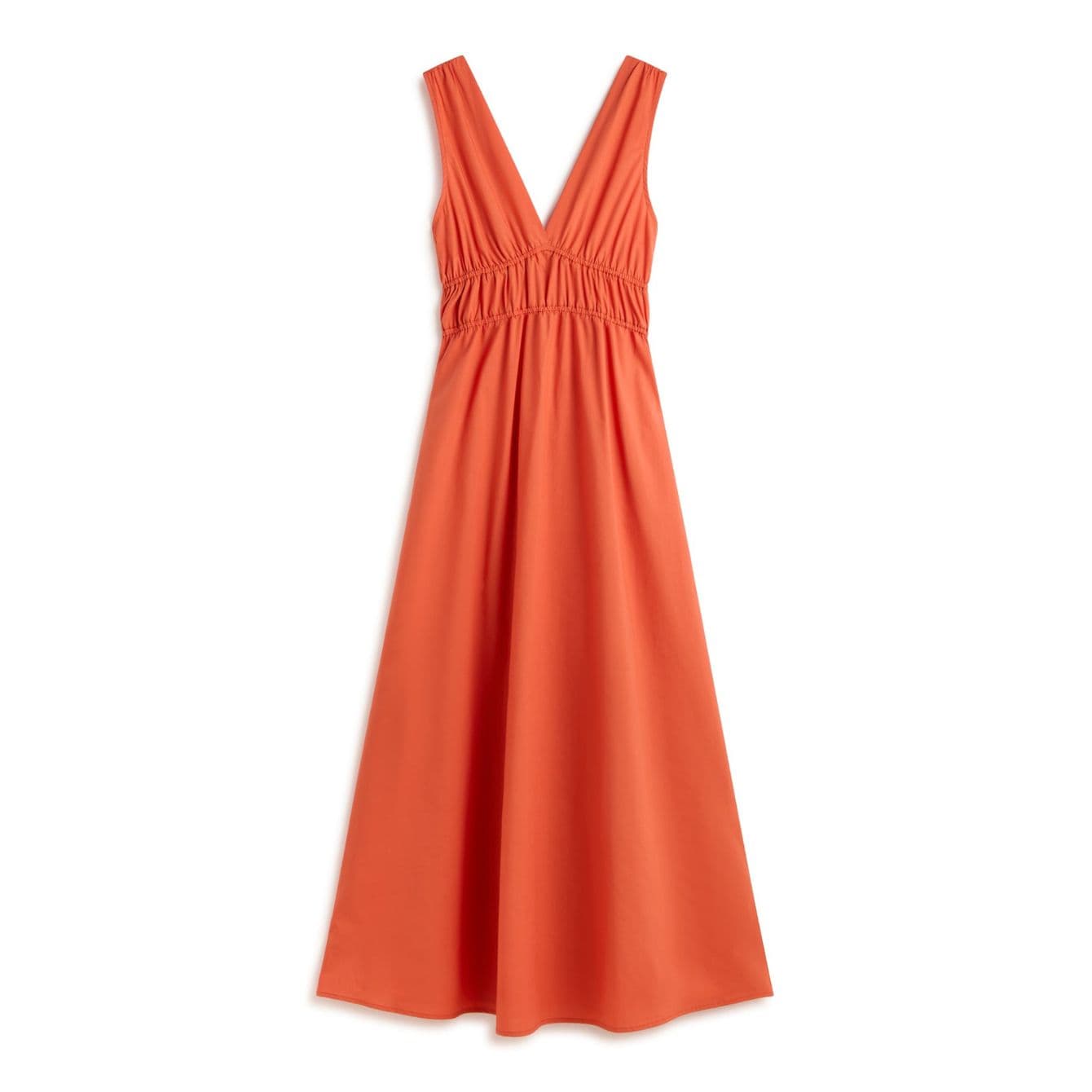 Ecoalf - Neckline dress Background Orange BORNITEALF