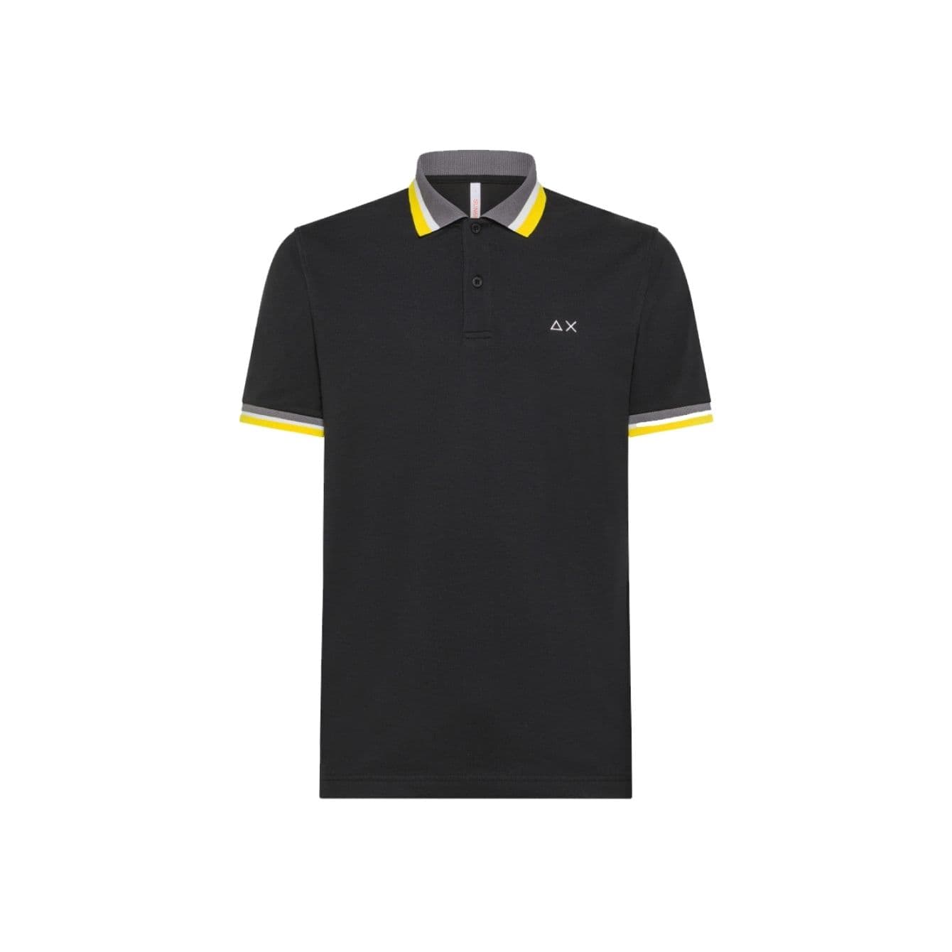 Sun68 - Polo Multistripes Black A34117
