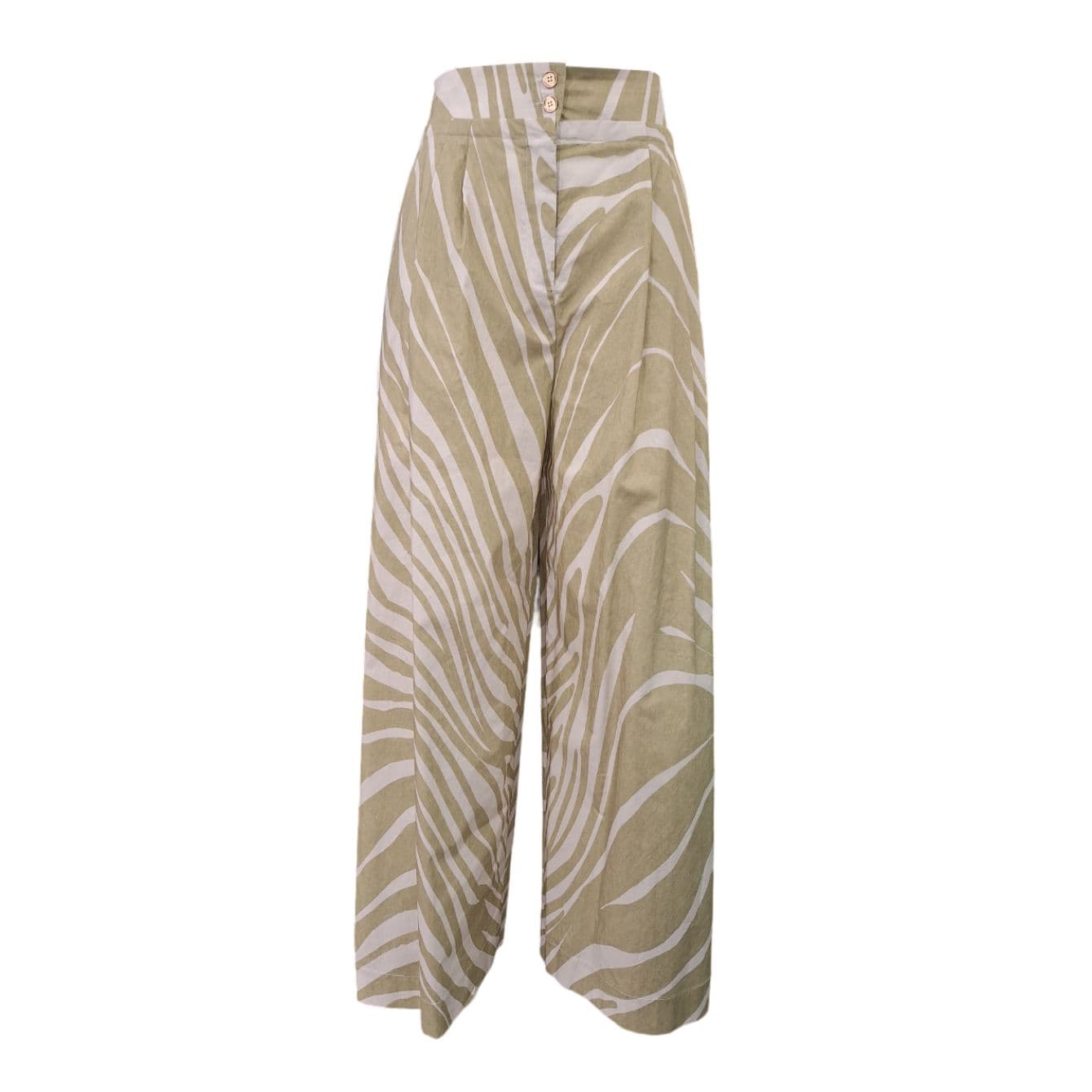 Skills & Genes - Beige/green trousers W271GINA582