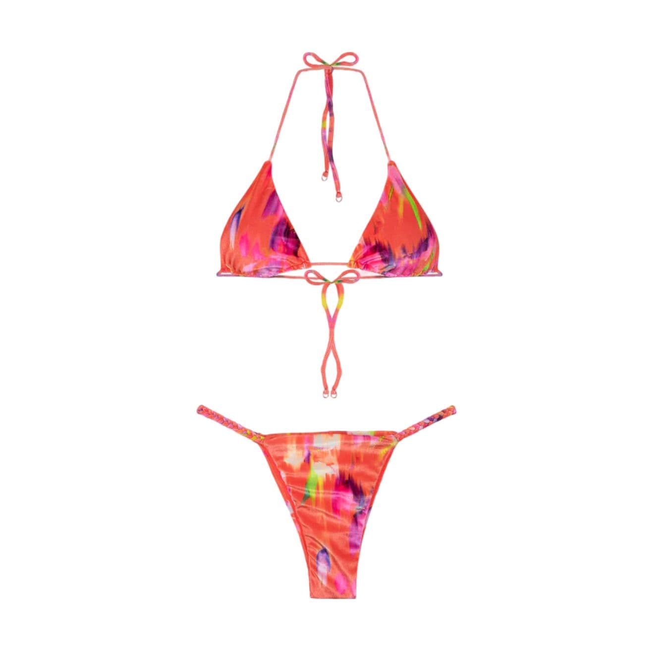 Me Fui - Bikini Triangle Fantasy Orange MF24-0020X1