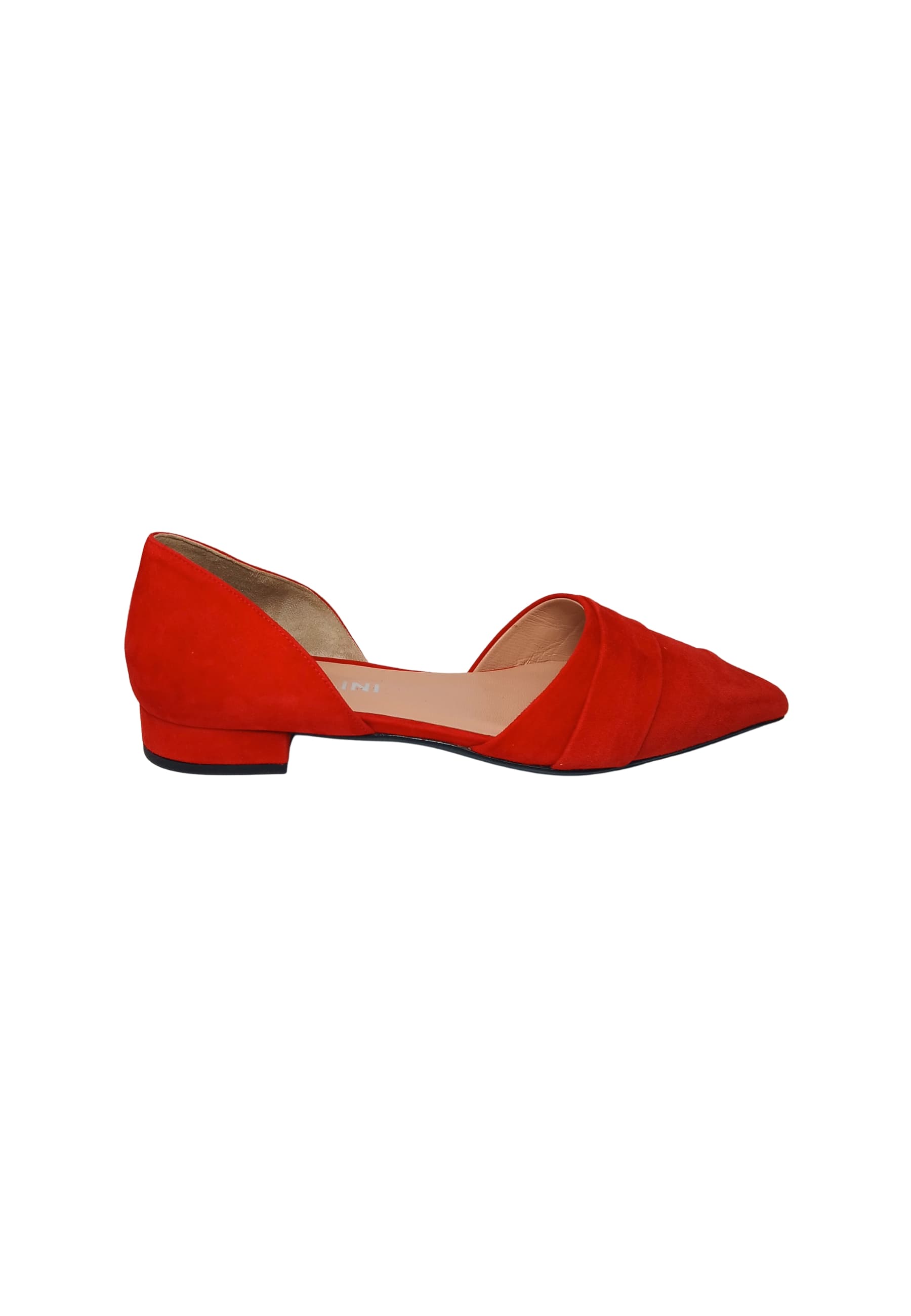 sa11032G1eta0509 Pollini Women's Suede Red