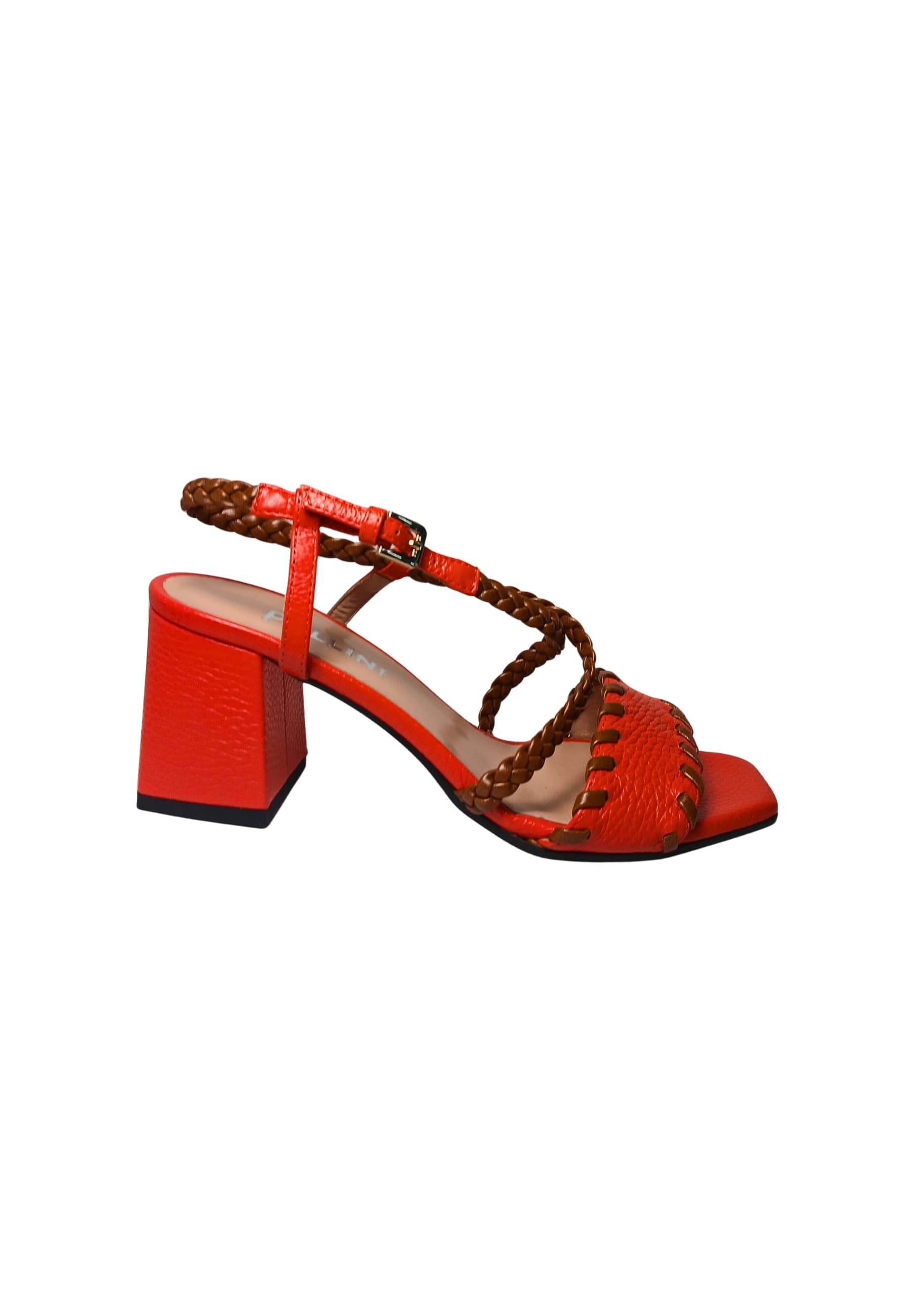 sa16446C0ete345A Pollini Women's Orange Leather