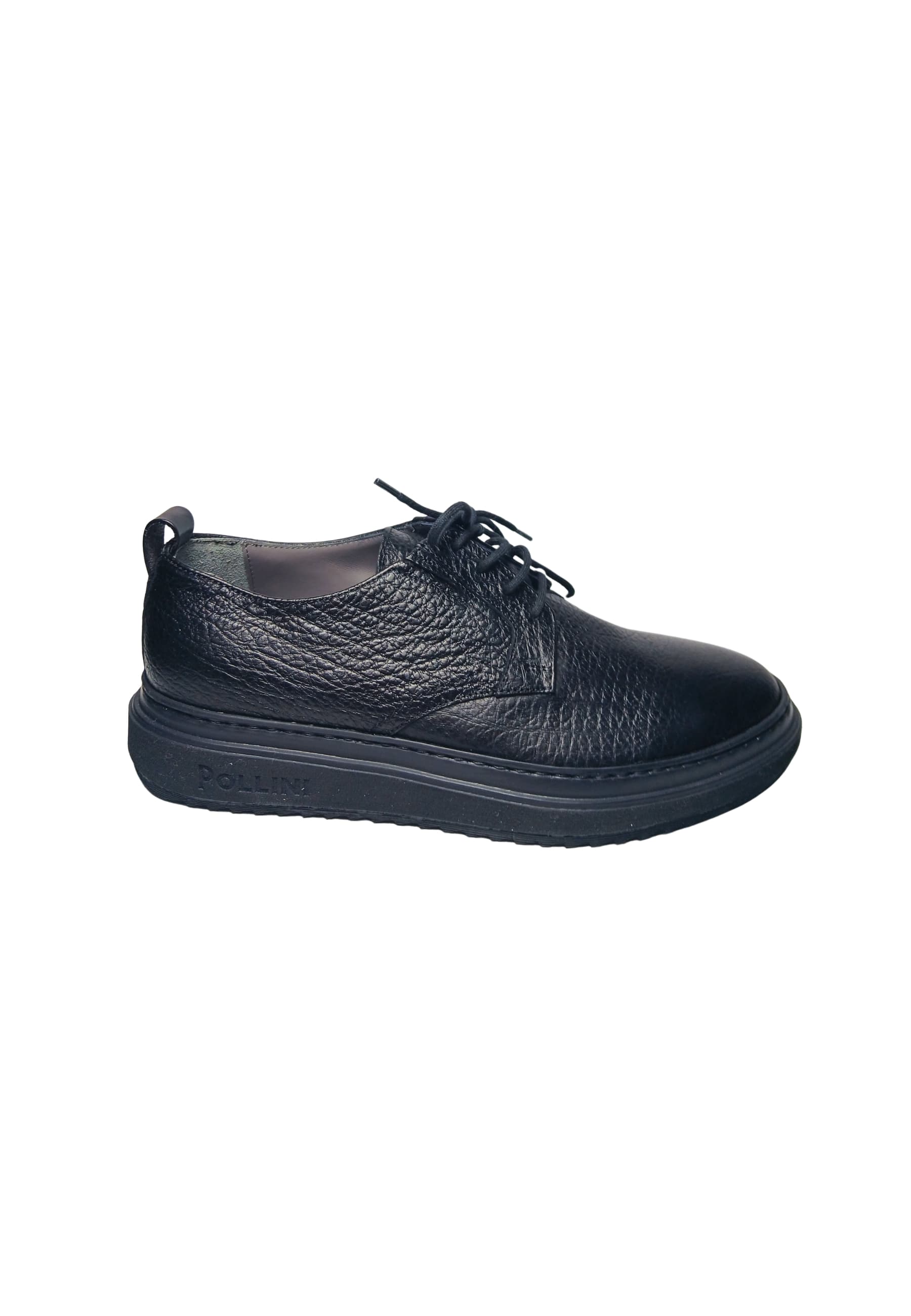 sb10173gofuf0000 Pollini Men Leather Black