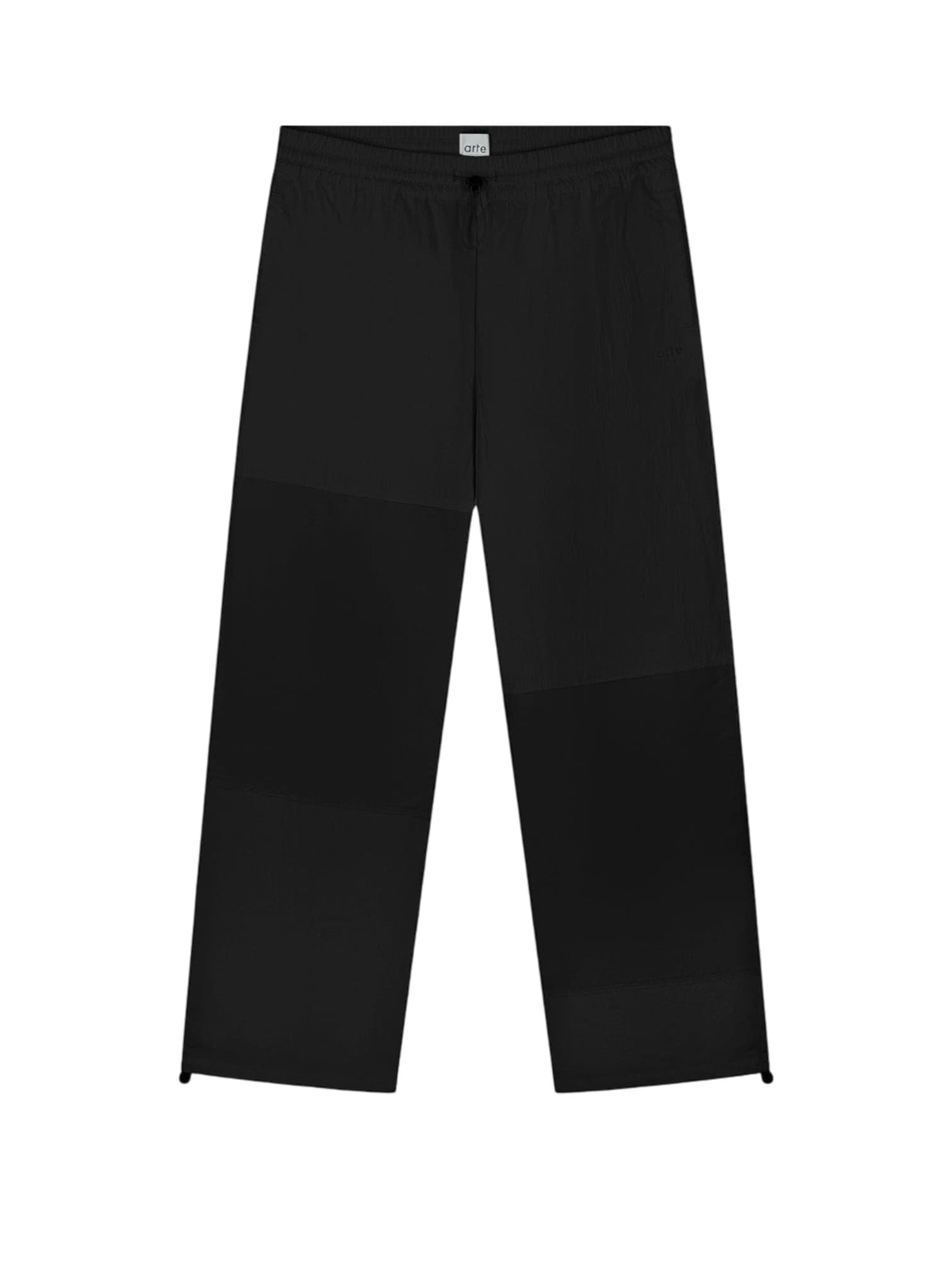 Arte Antwerp Squared Track Pants technical nylon pants - black