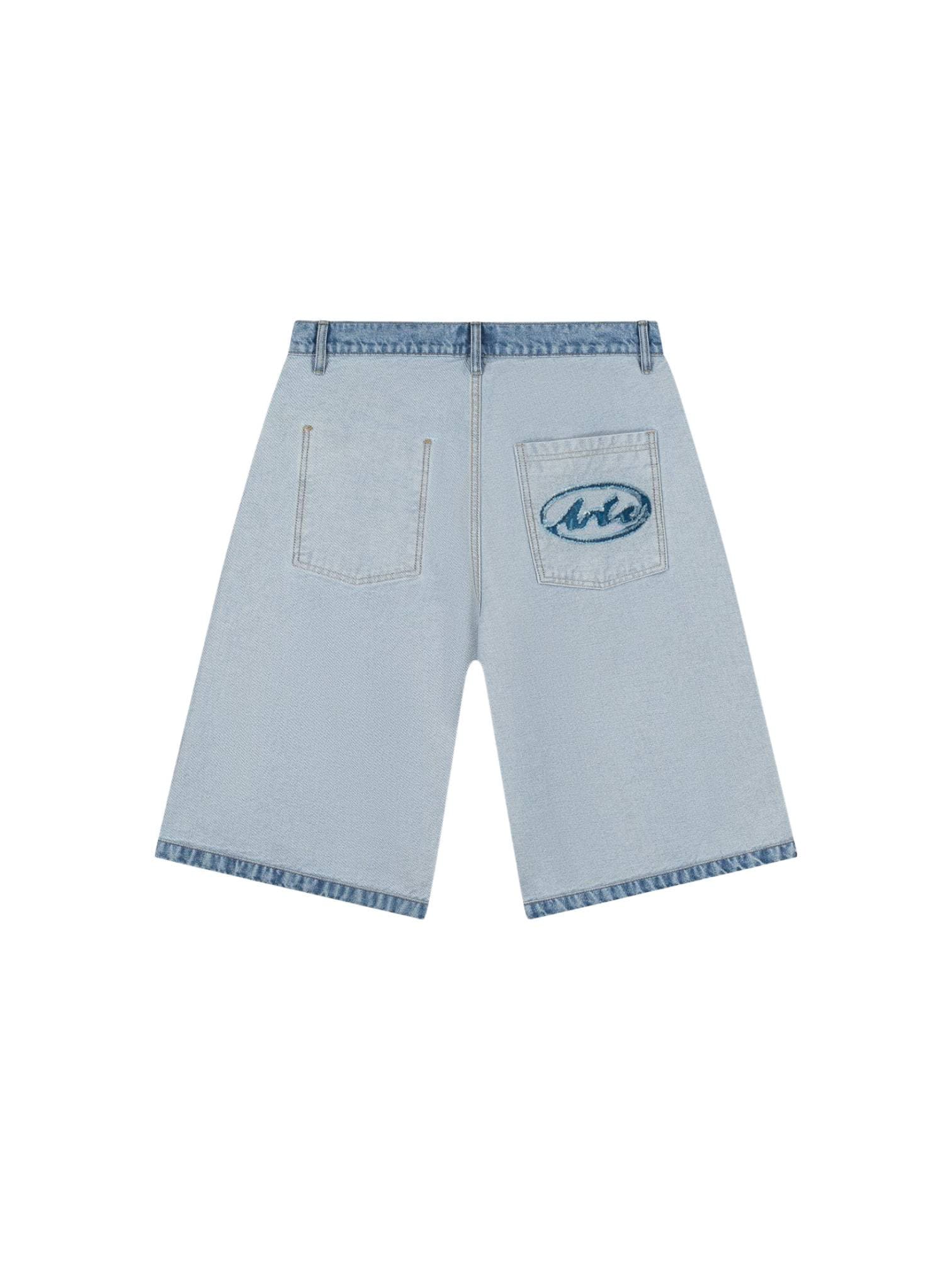 Arte Antwerp Denim Inside/Out Shorts shorts in jeans - Denim Bleach