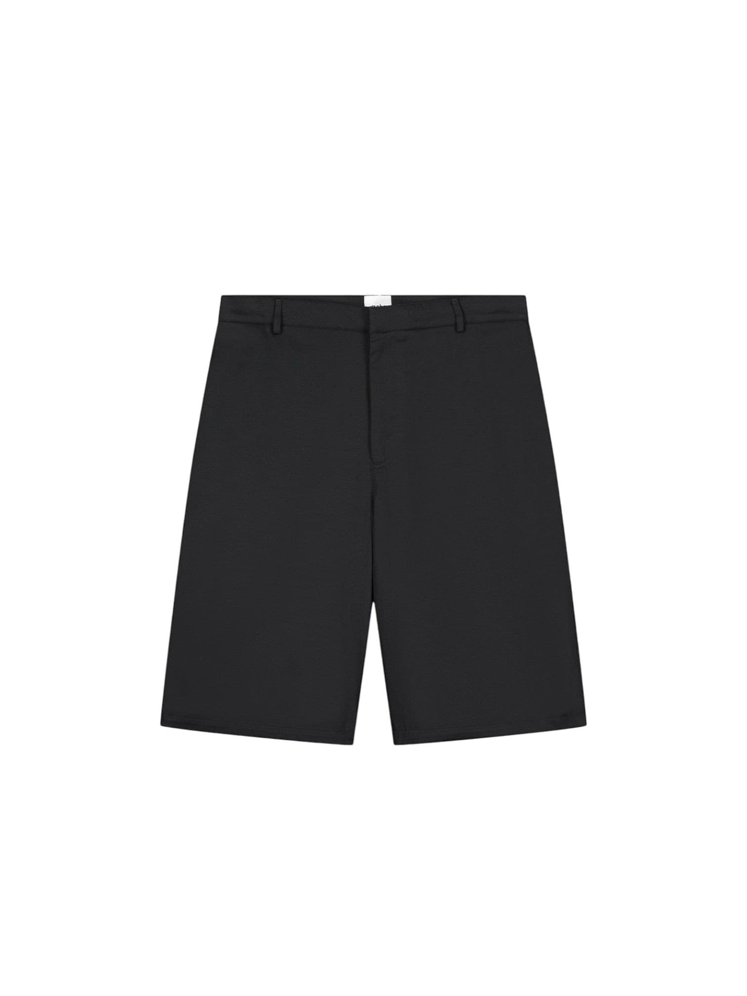 Arte Antwerp Classic Shorts short shorts classic cotton shorts wide leg - black