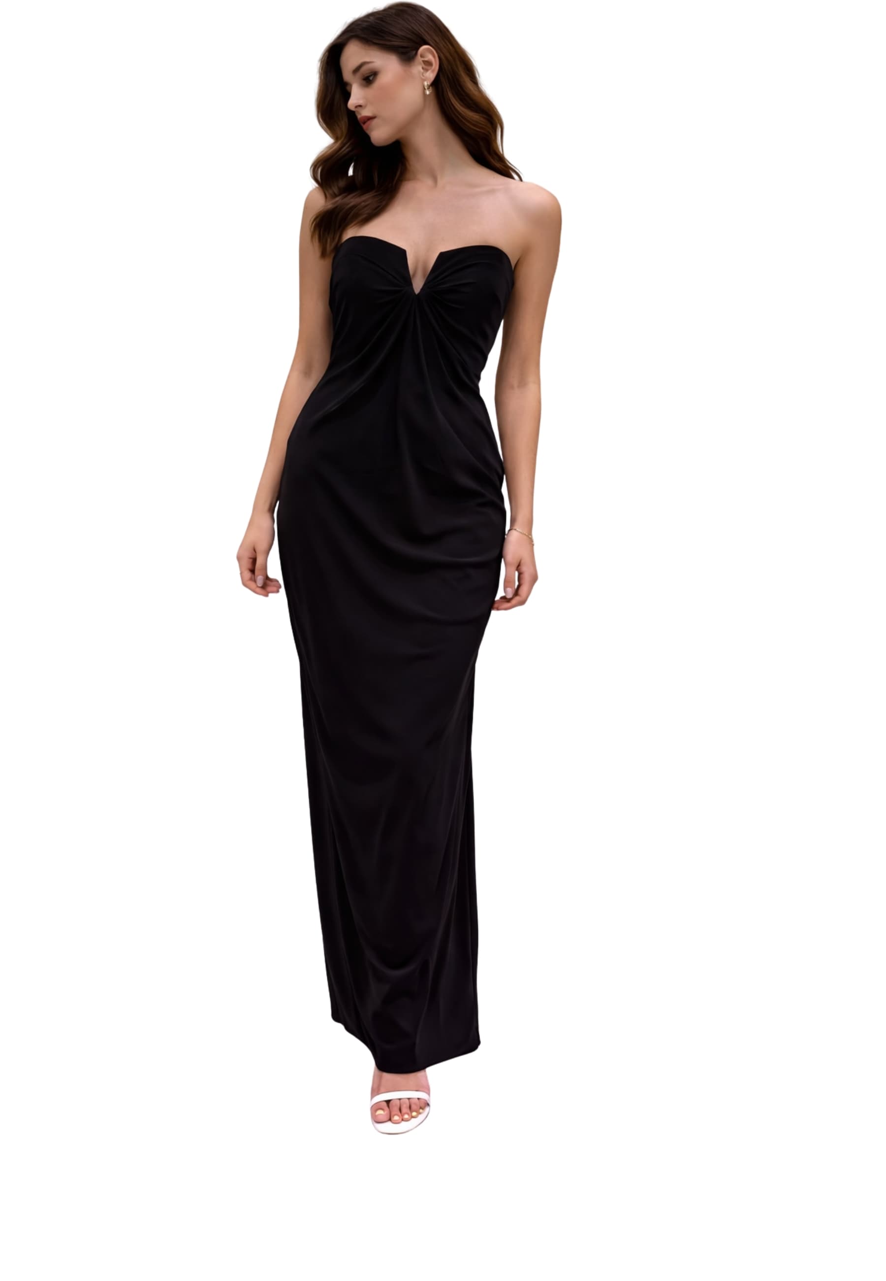 Women's Dress Eleh heart drain