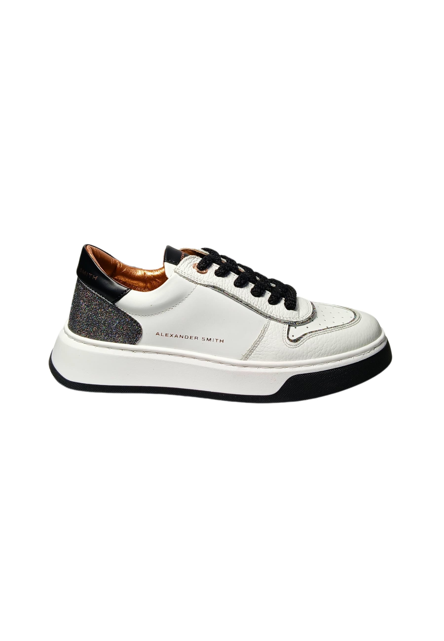 Women's Shoes Alexander Smith Harrow Woman-White Black