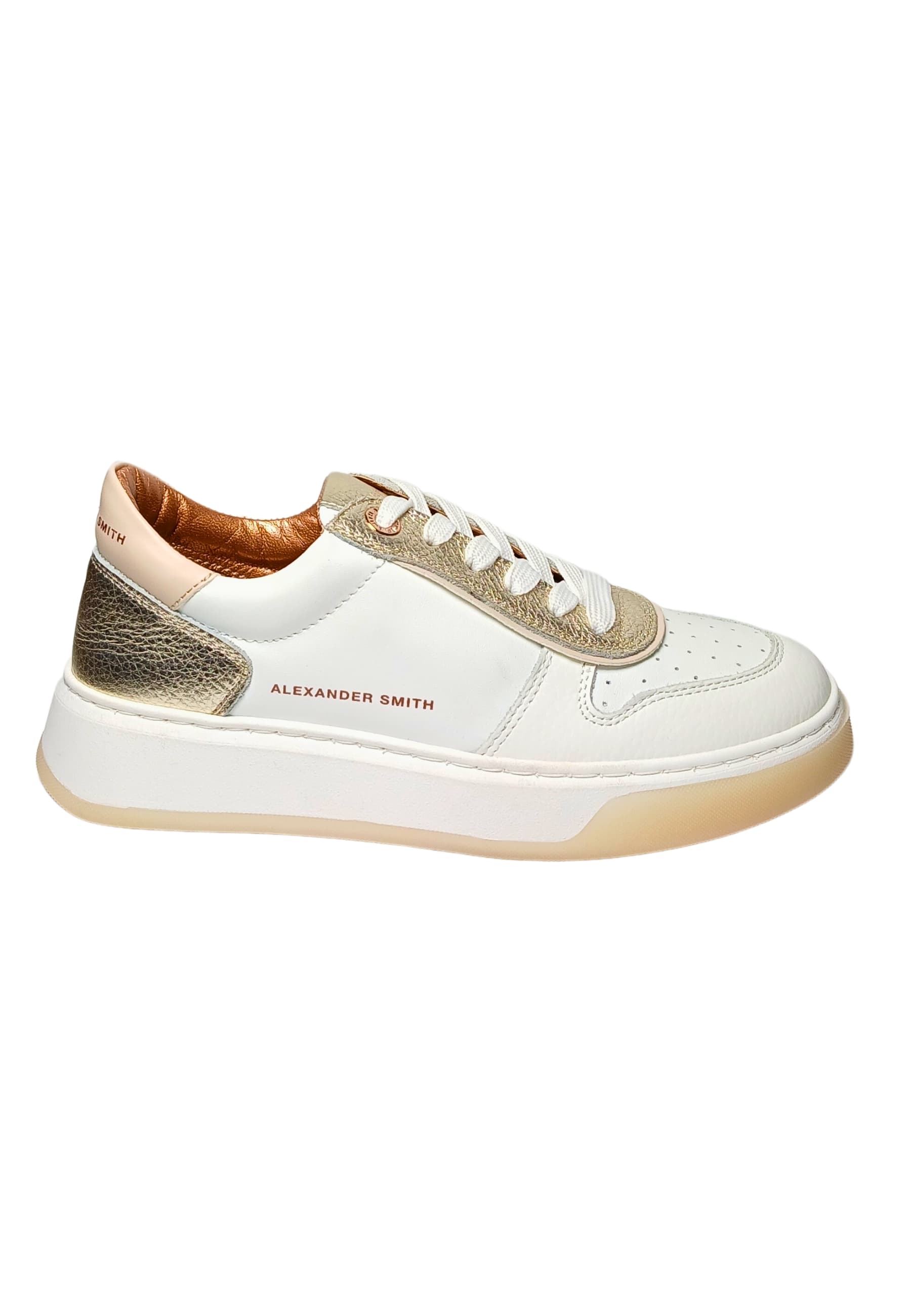 Women's Shoes Alexander Smith Harrow Woman-White Gold