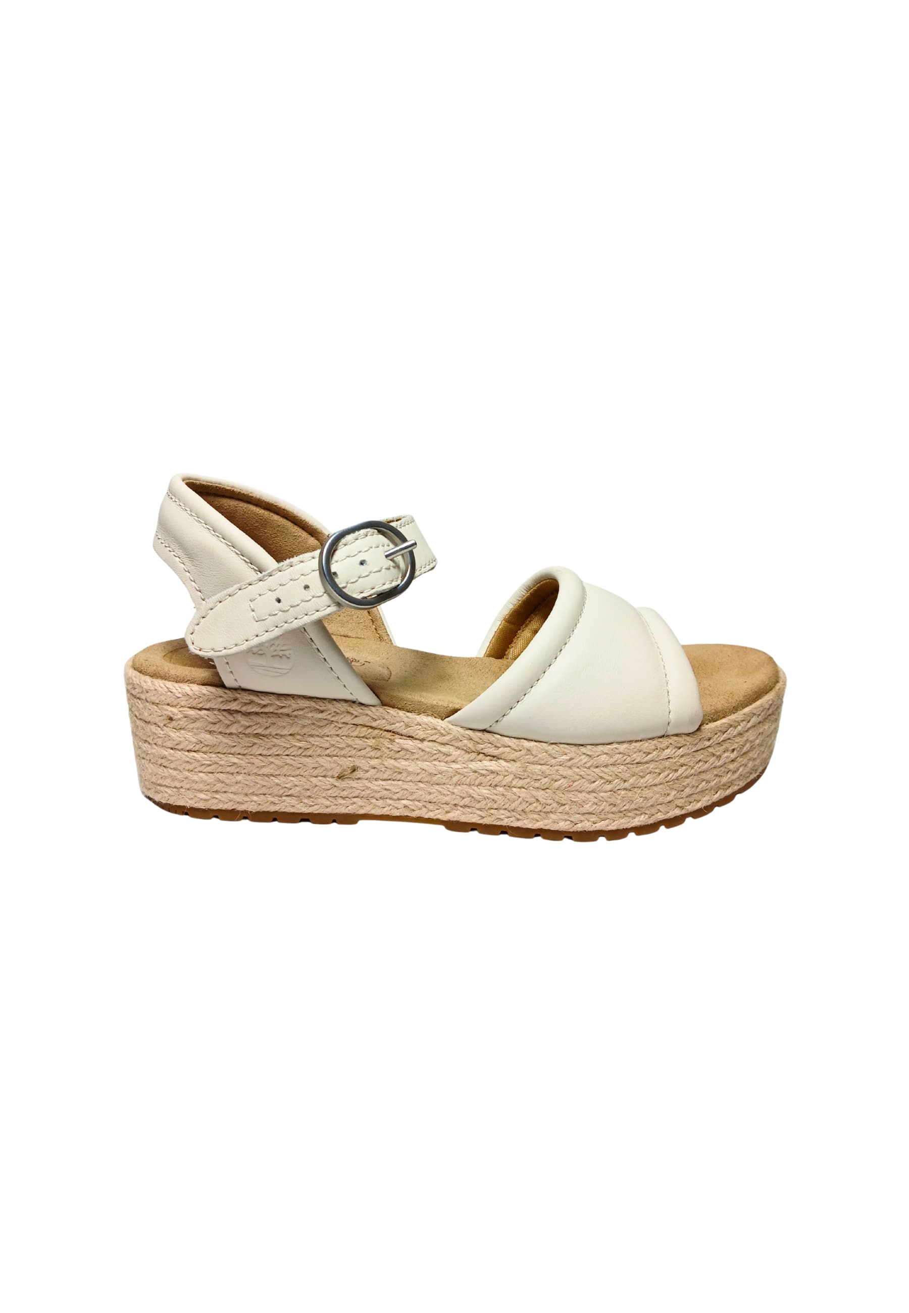 Women's Shoes Timberland Santorini Sun Backstrap Sandal Natural Full Grain