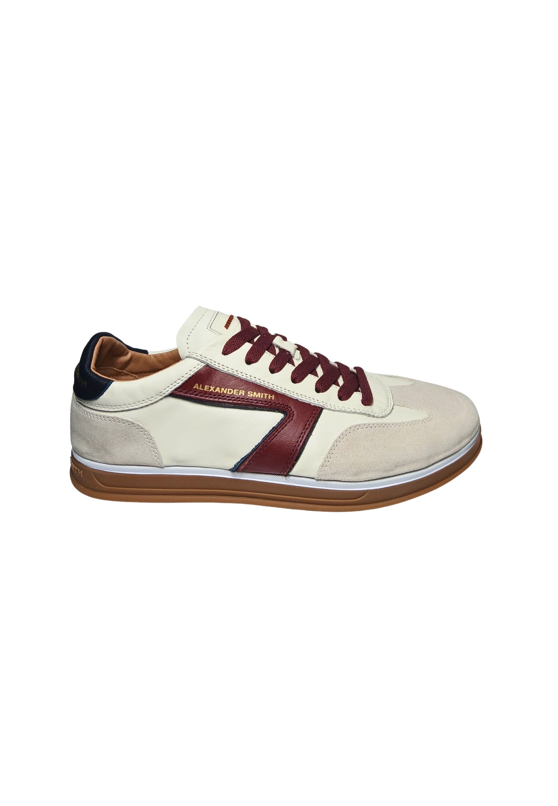 TMM_3373_ Alexander Smith Men's White Leather