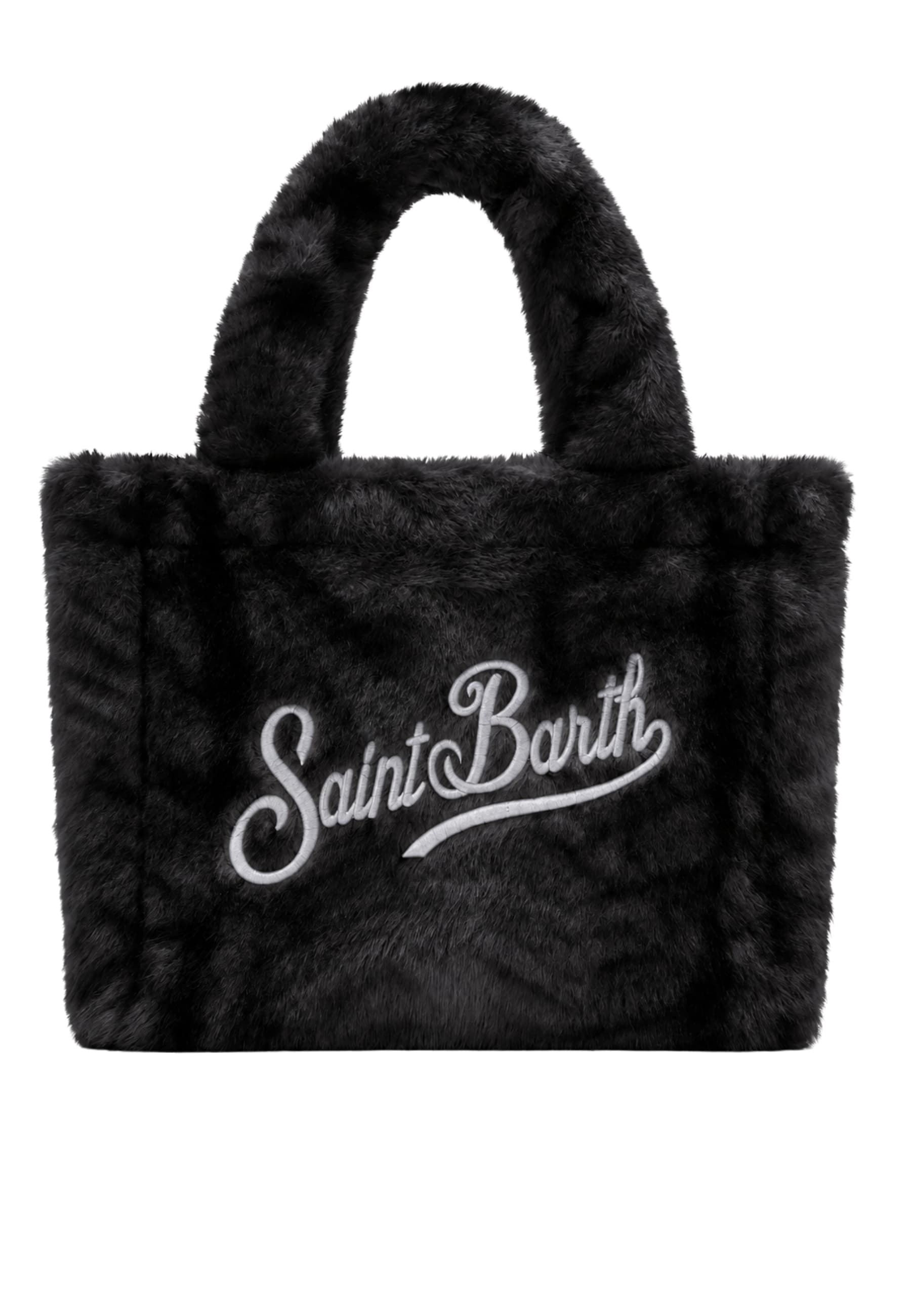 The vanity mini bag is made of soft — Black