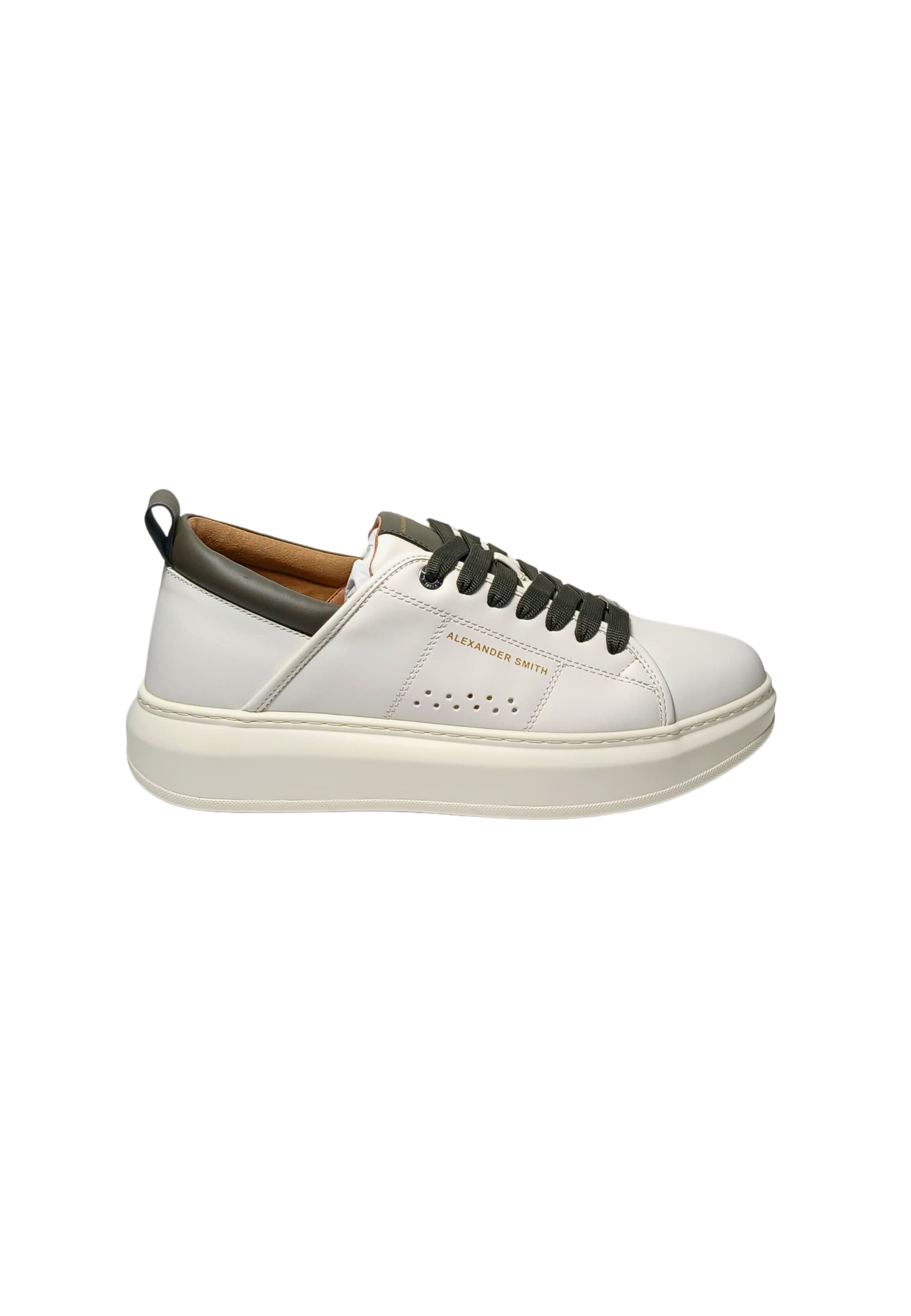 Men's Shoes Alexander Smith Eco-Wembley Man-White Military
