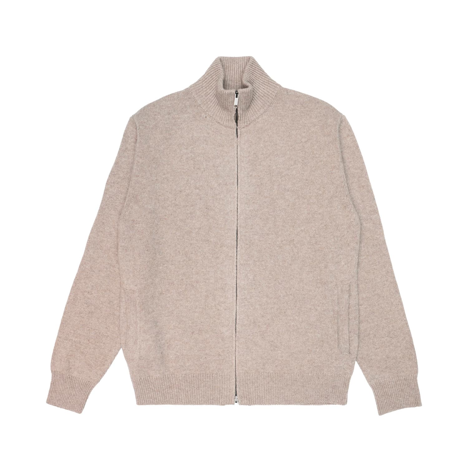 Cardigan Man Wool & Co Full Zip Black
