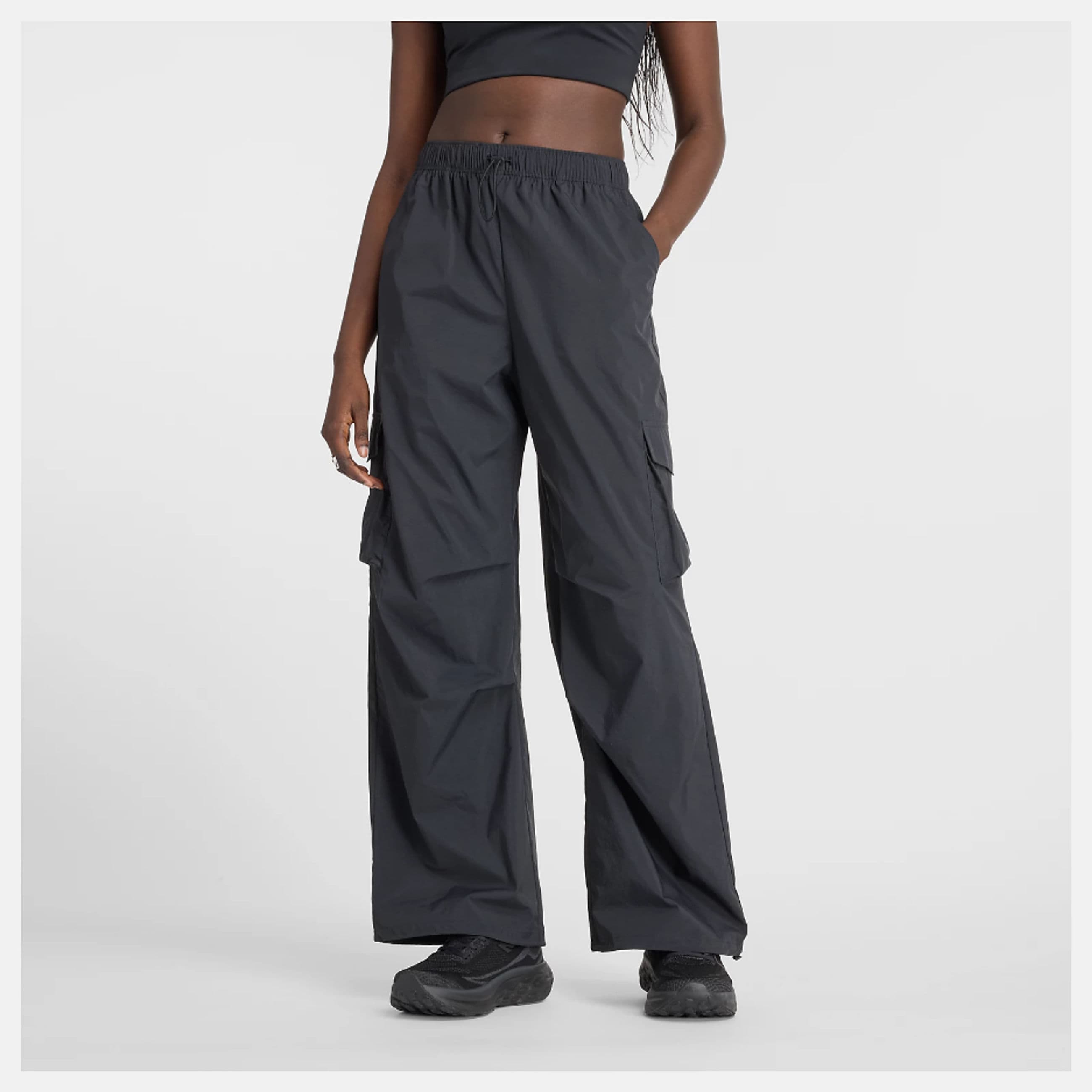 Pants Cargo Woman New Balance wp43534bk Black