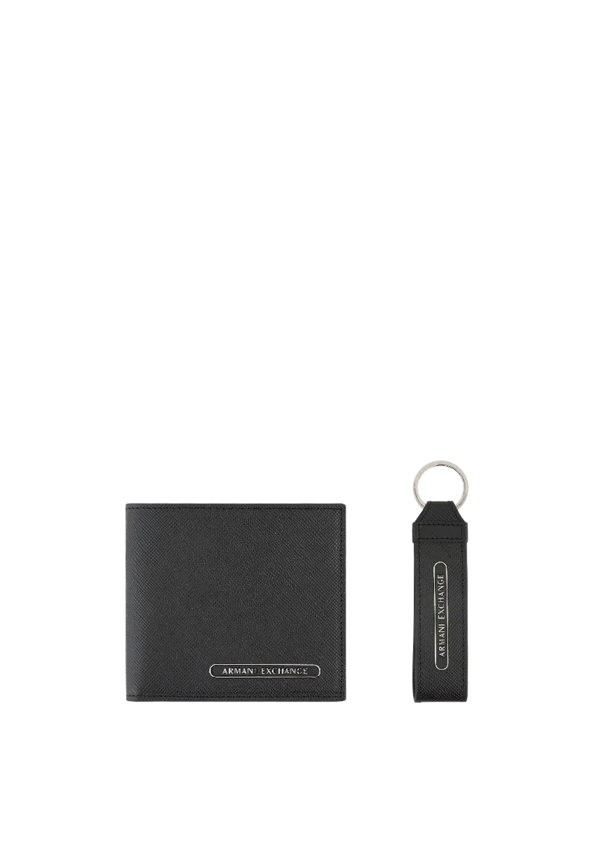 Men's Wallet / Keychain Set Armani Exchange XM001275AF12702-UC001 Black