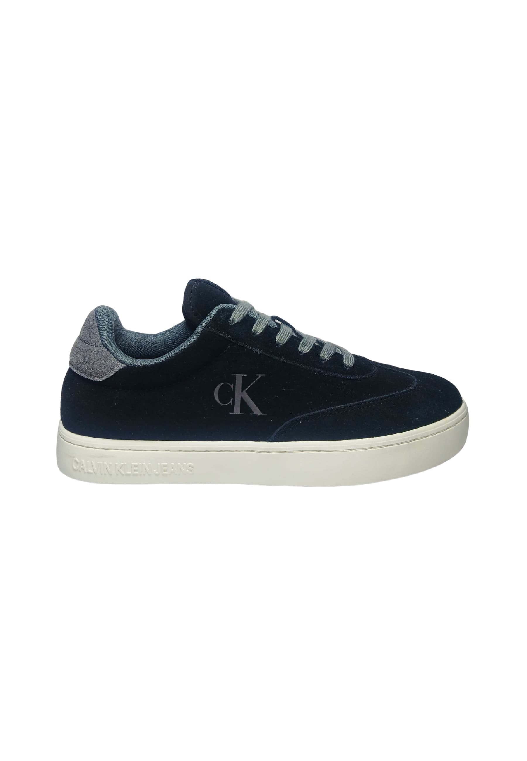 Men's Shoes Calvin Klein Jeans Low sneakers, side logo, grey laces