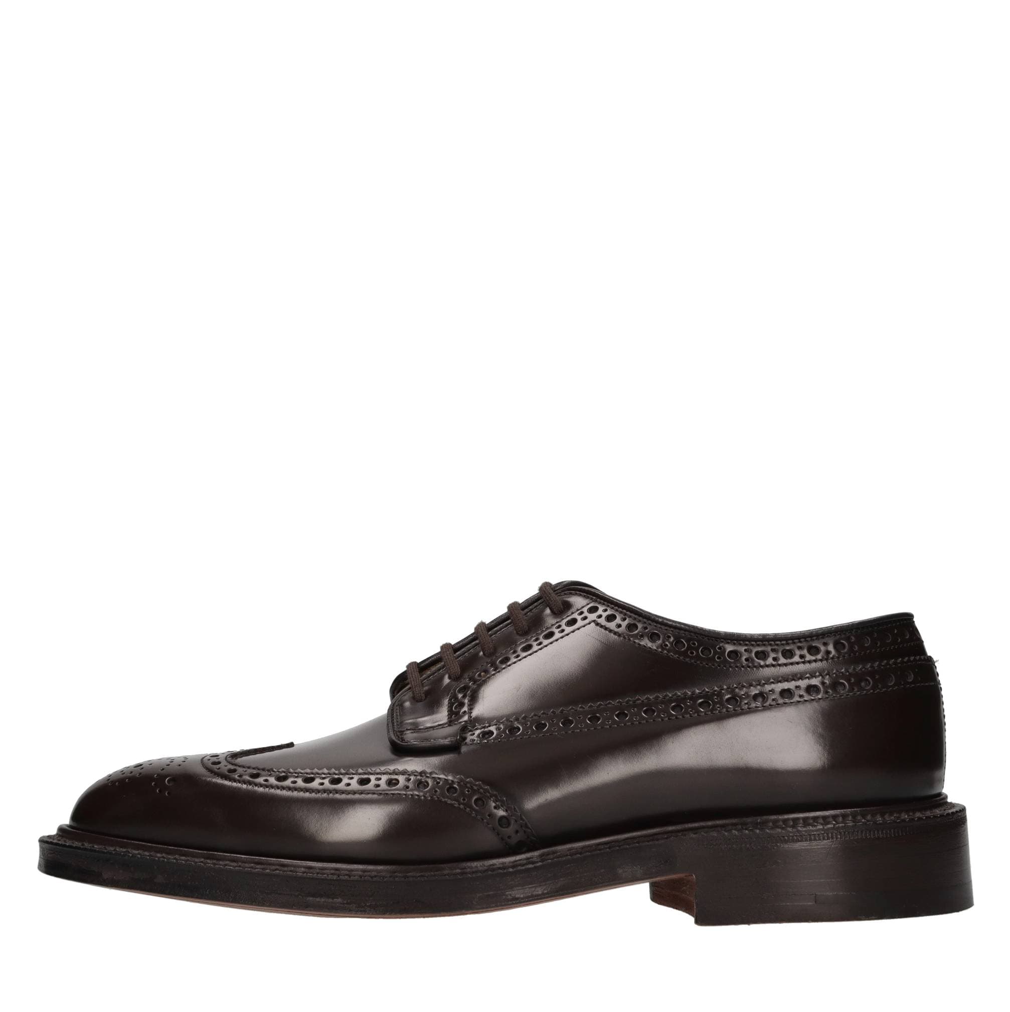 Leather lace-ups — Brown