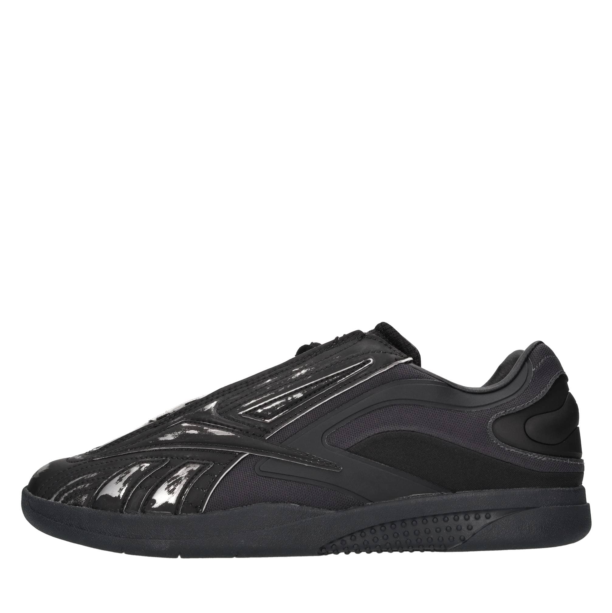 Sneakers made of faux leather, fabric, and other