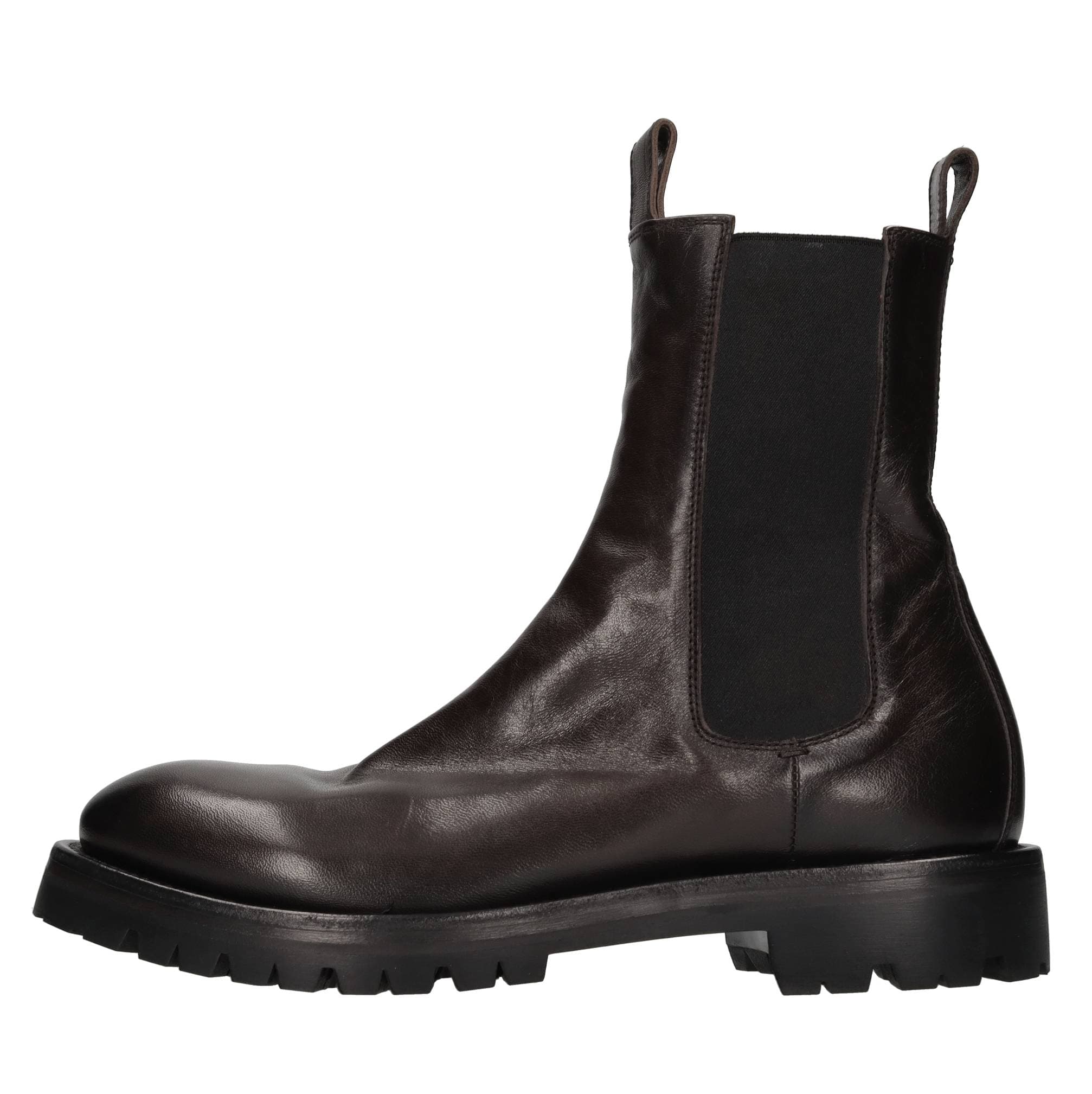 Leather Beatles ankle boots — Brown