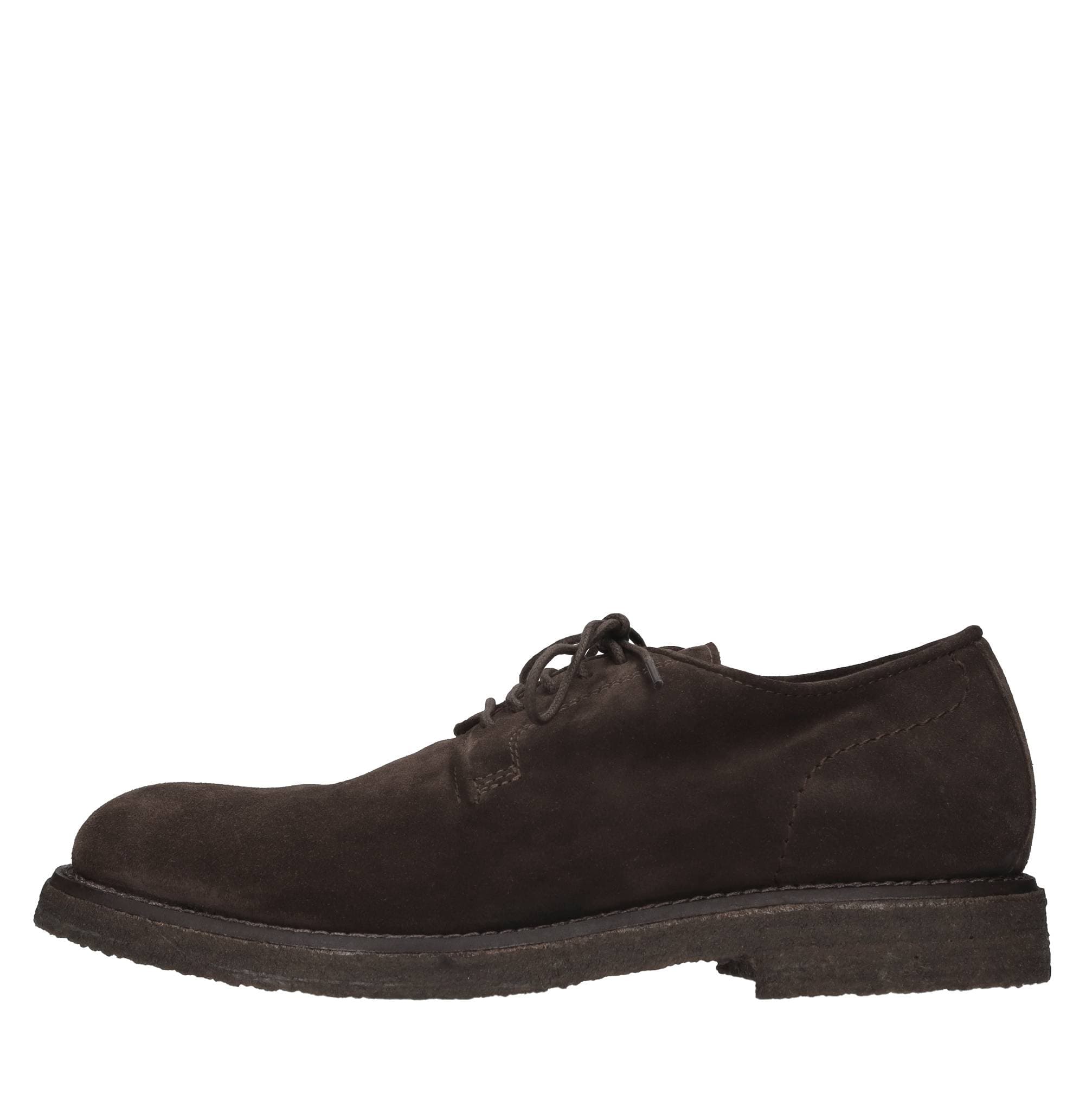 Suede lace-ups — Brown