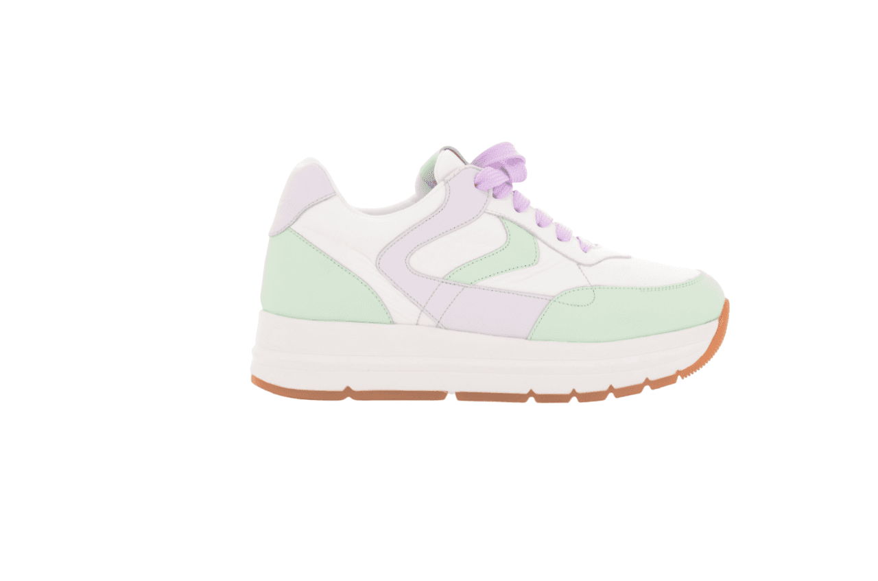 This sneaker with a fresh, feminine design — White