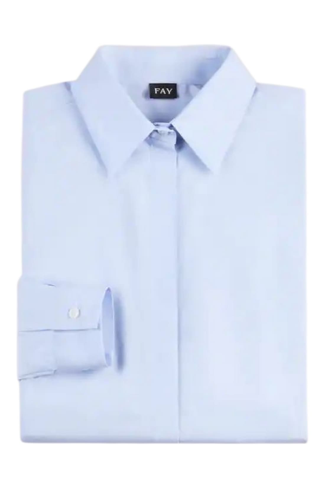 Fay Shirts Clear Blue