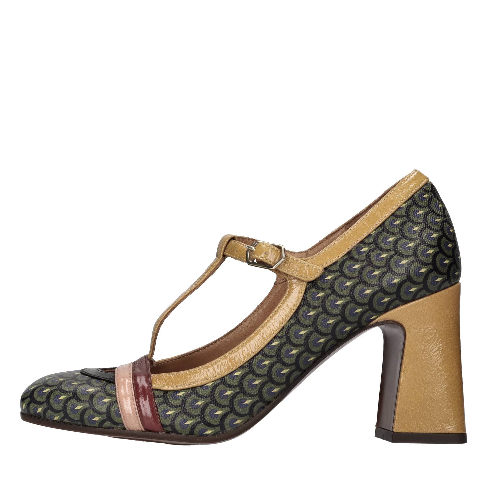 ODAINA leather pumps — Multicolour