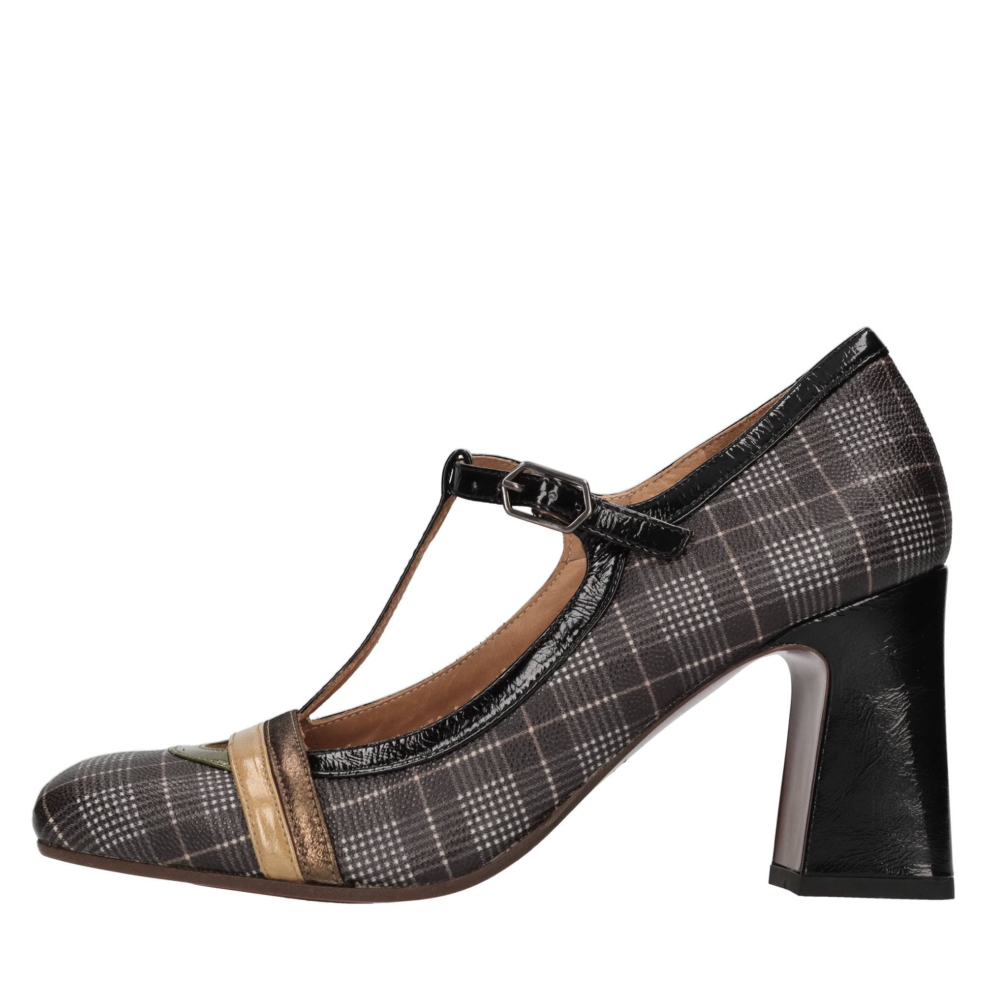 Leather pumps — Multicolour
