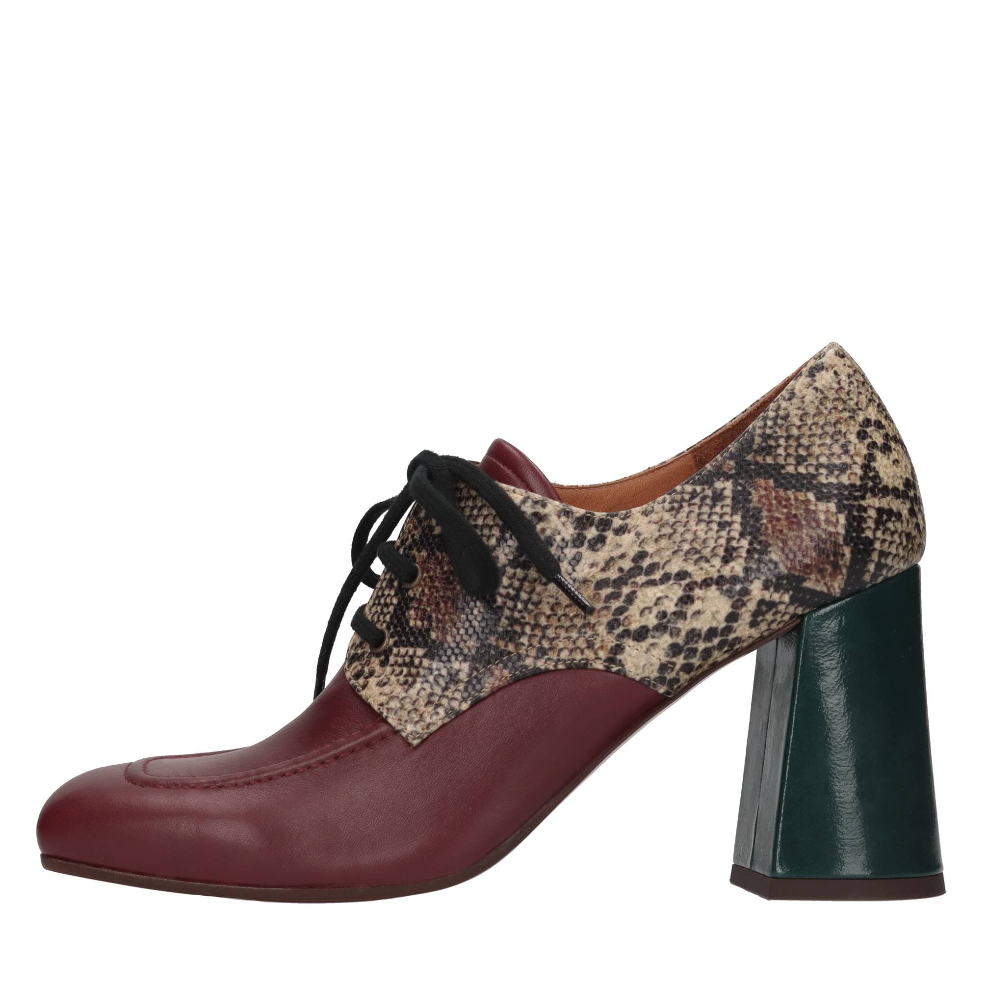 Leather oxfords — Multicolour