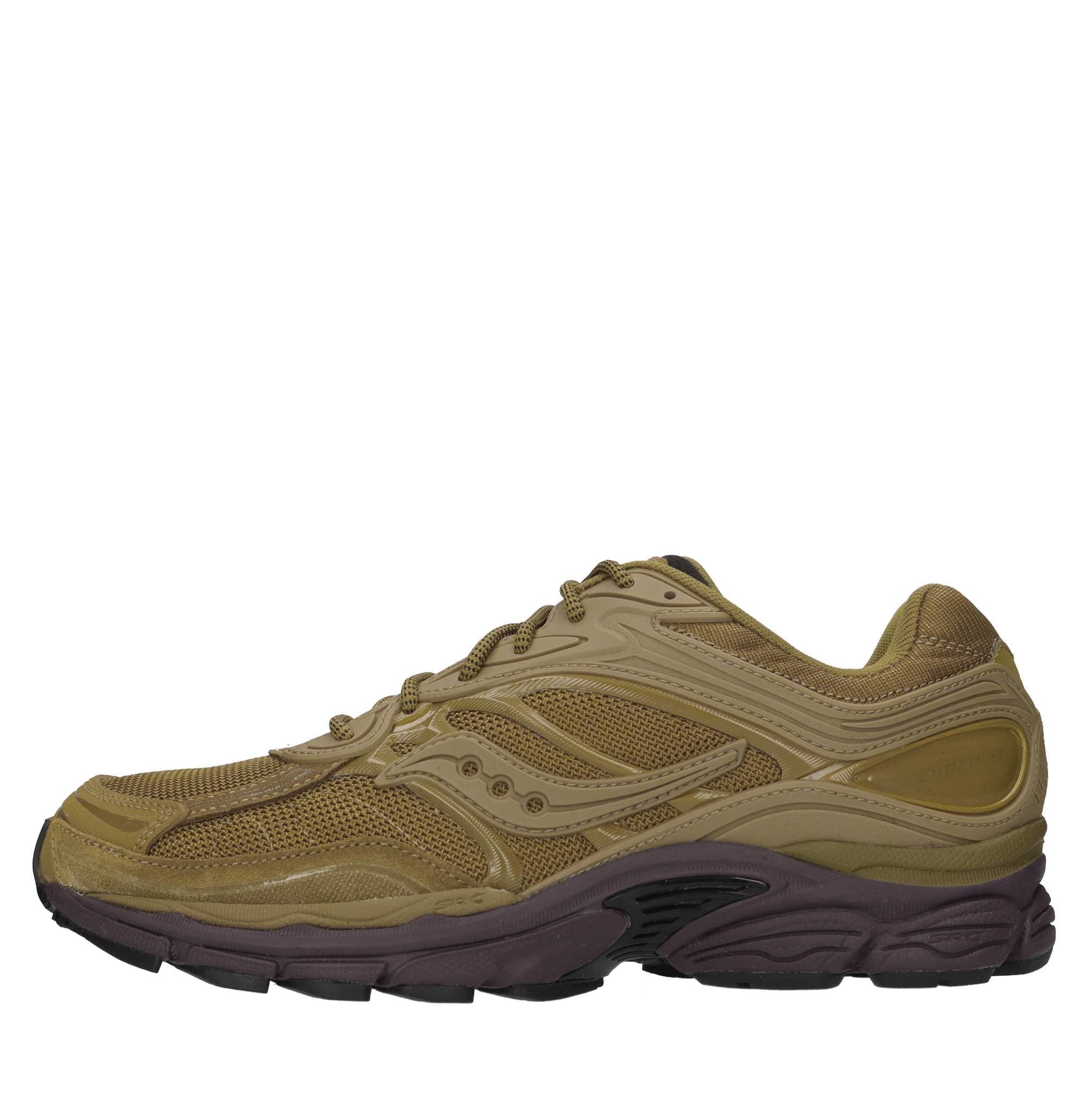 Sneakers made of suede, fabric, and other — Green