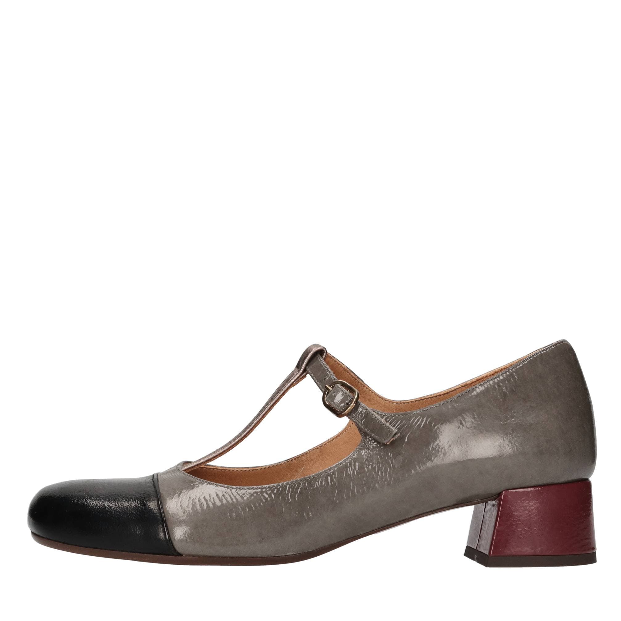 Leather pumps — Multicolour