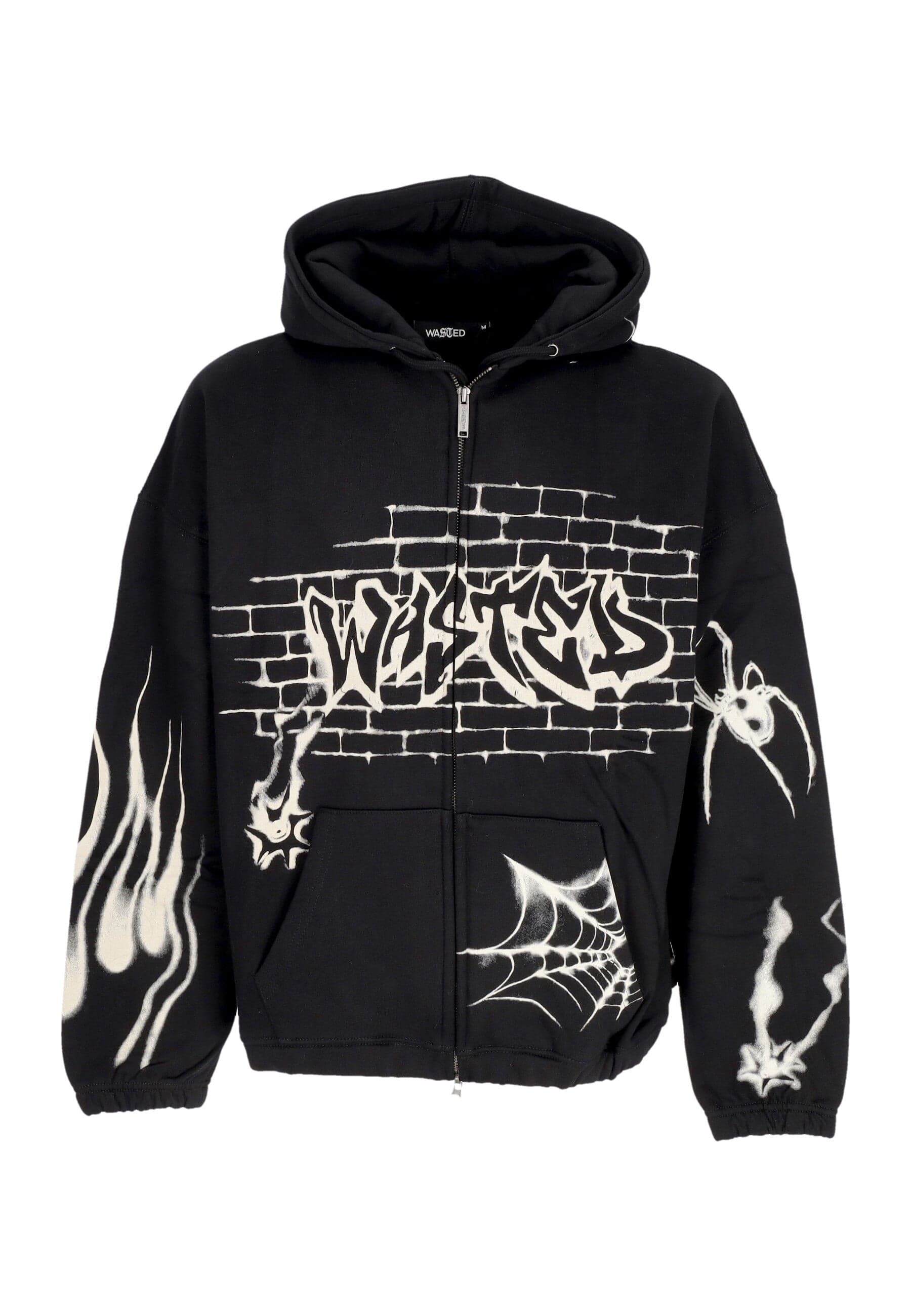Women's Zip Hoodie Atm Boxy Zip Hoodie Black